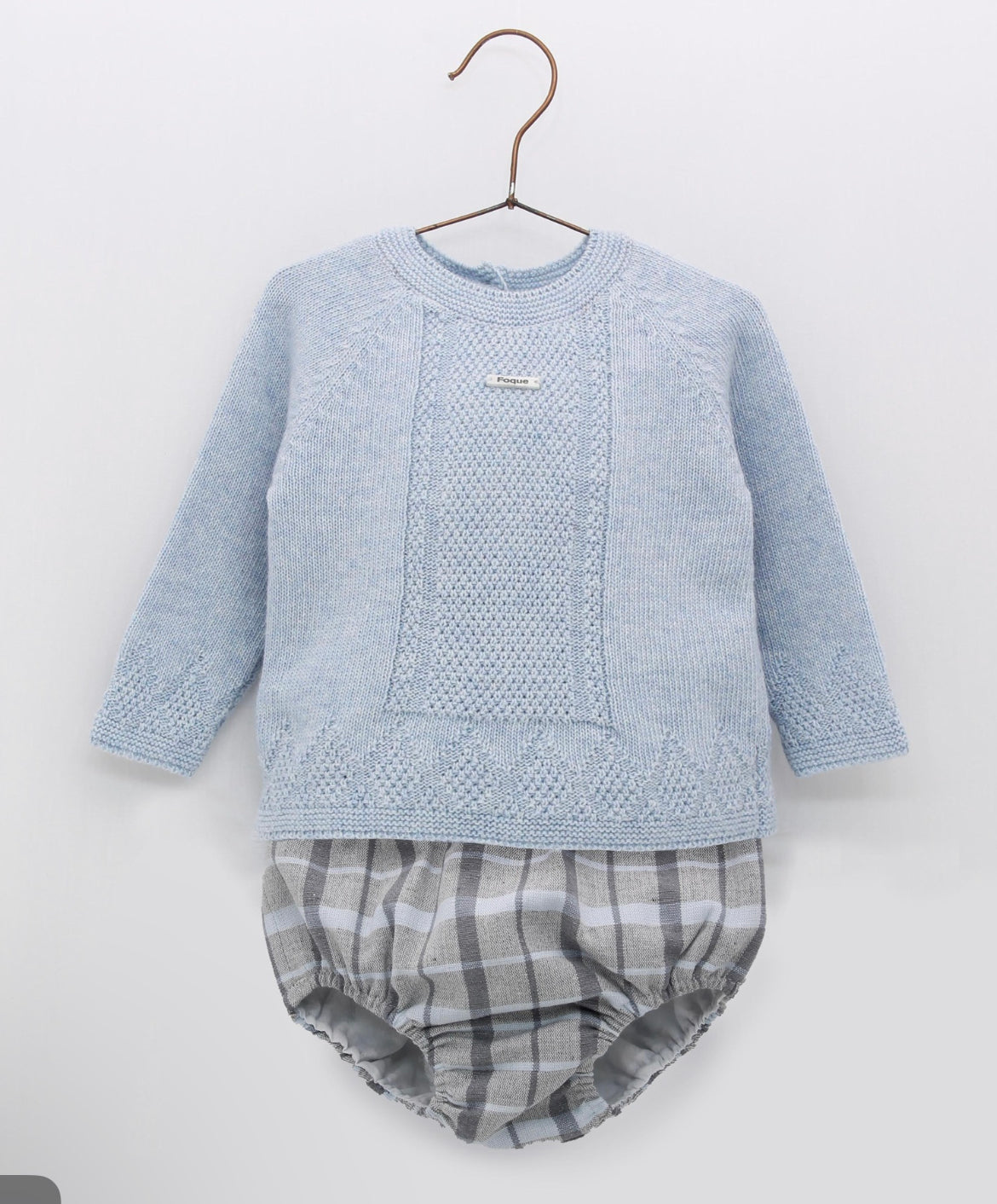 Conjunto jersey grecas, braguita y polaina