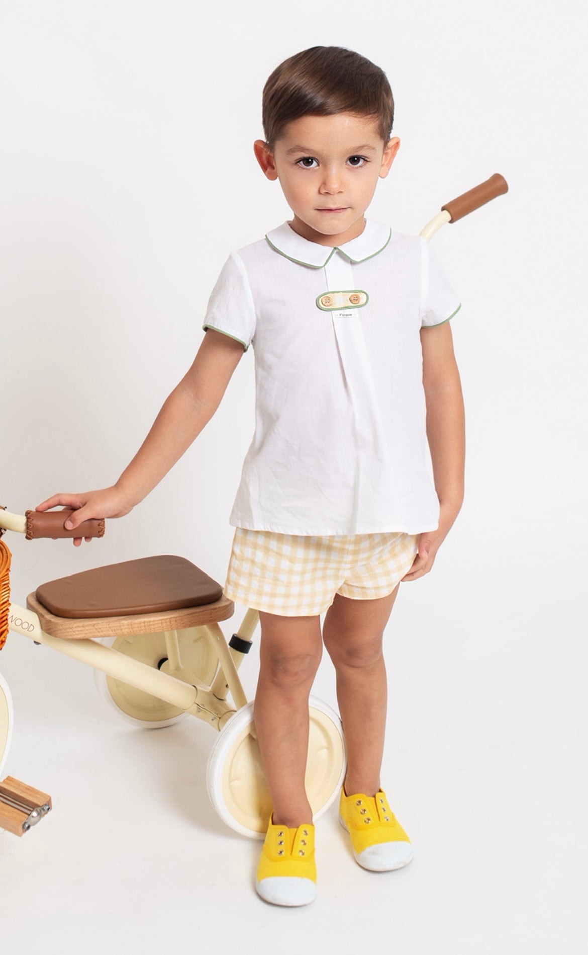 Batista shirt and checked shorts set