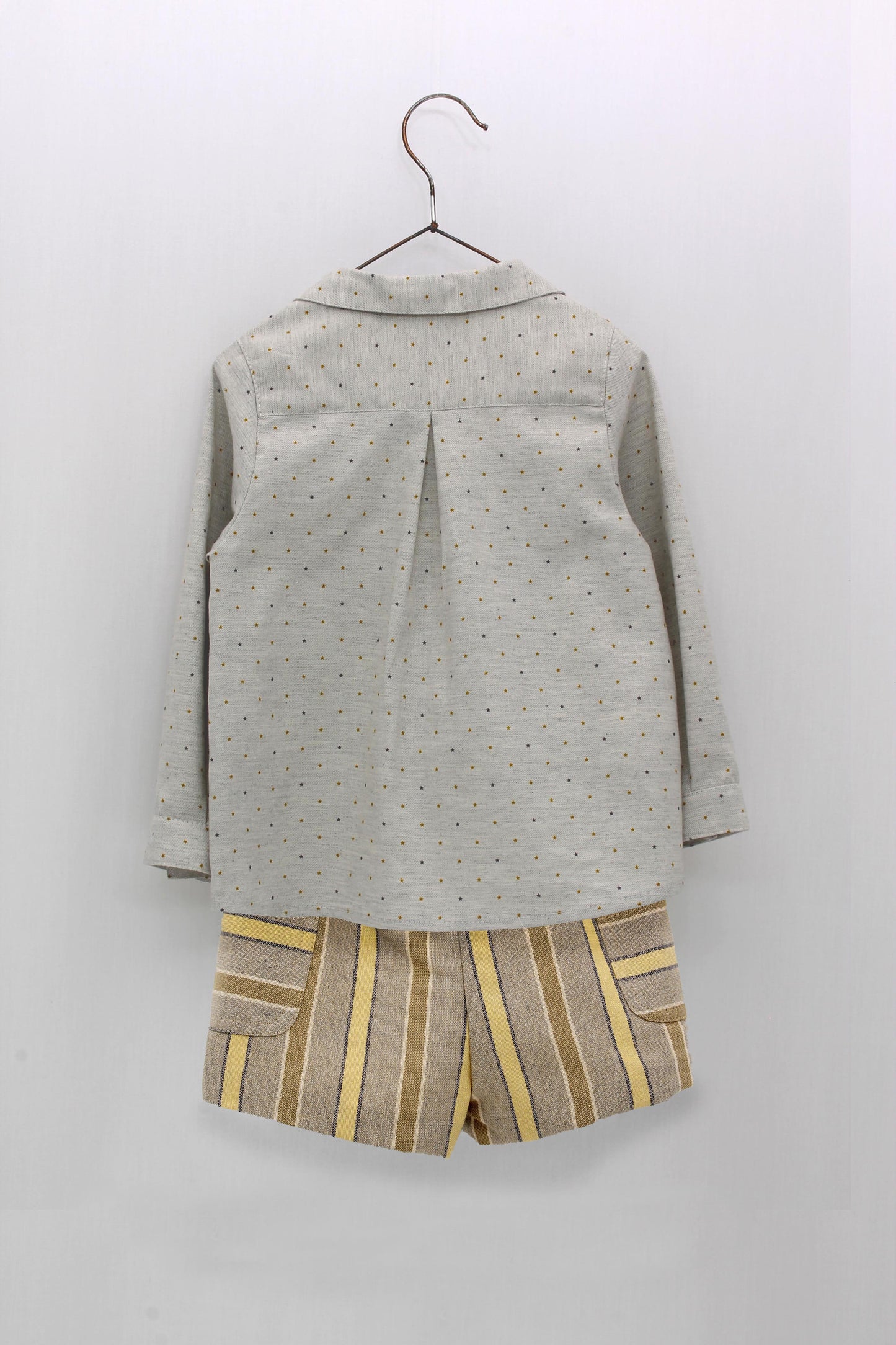 Conj Camisa y Pantalón Corto Caramelo