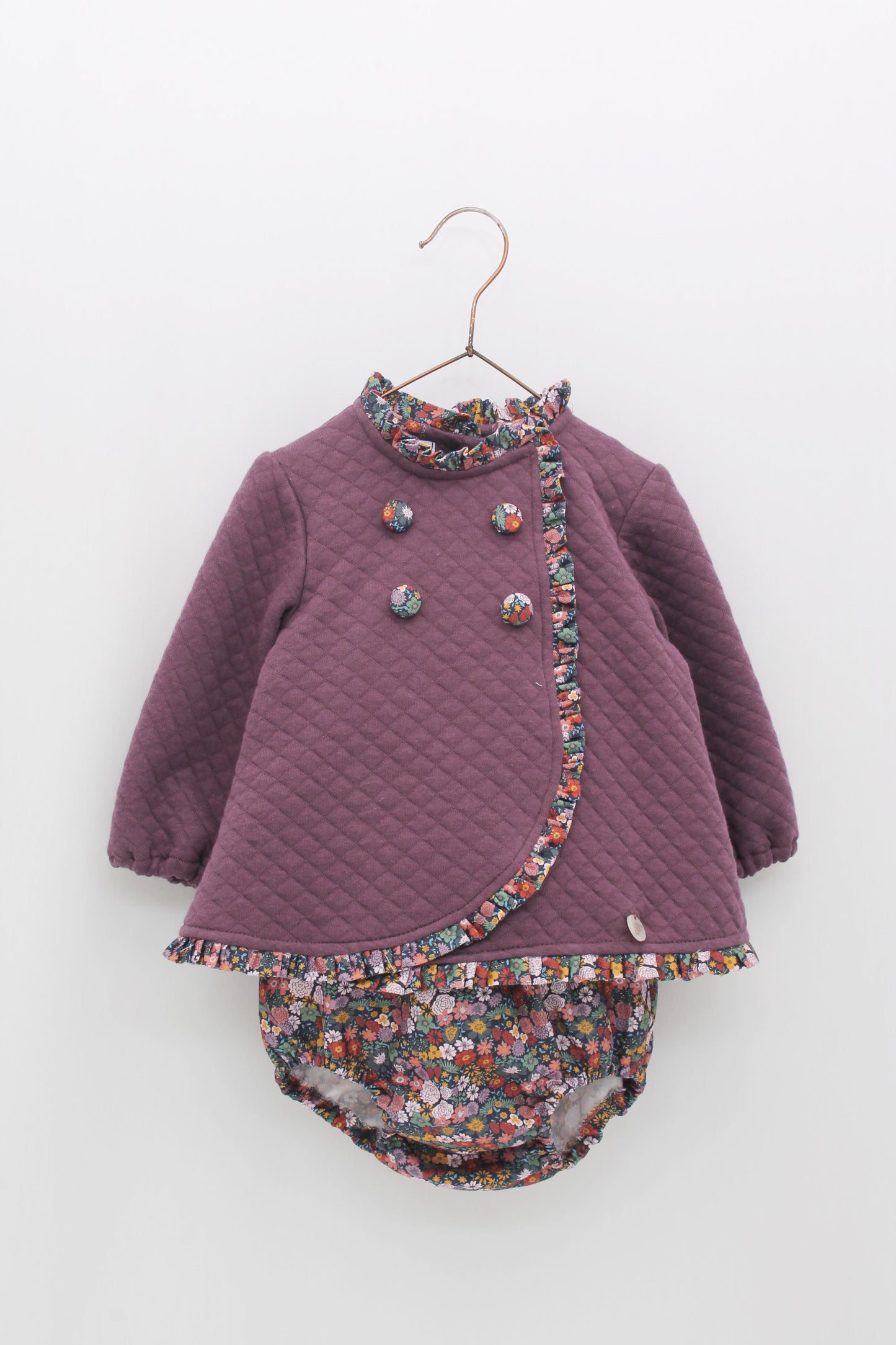 Knitted sweatshirt dress