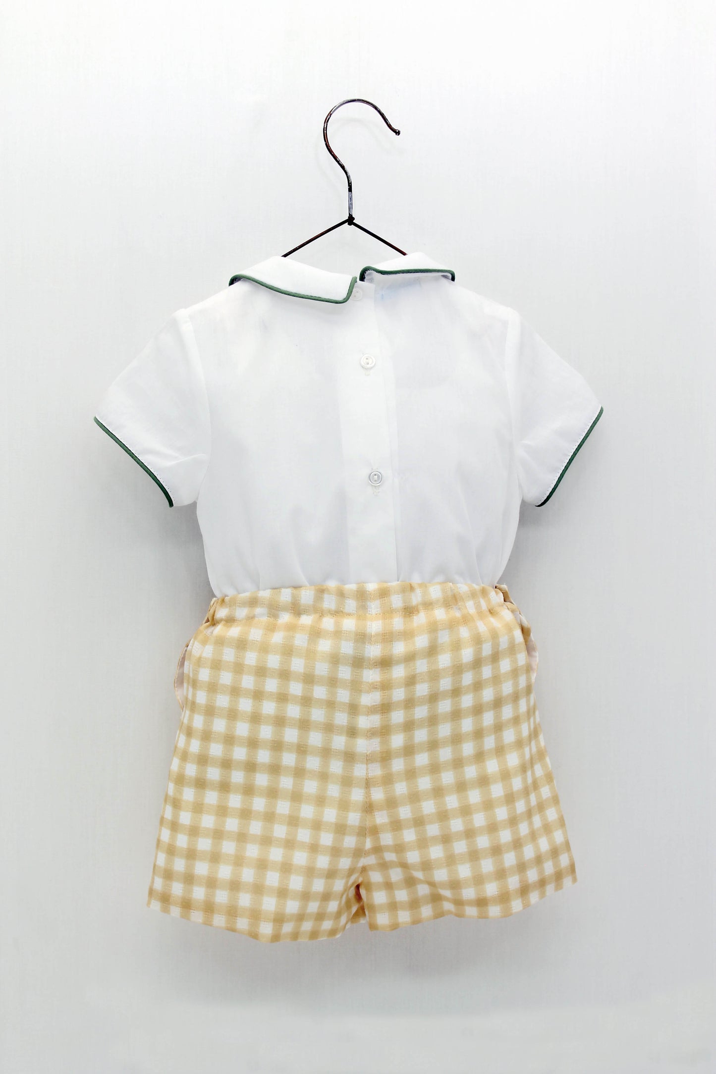 Batista shirt and checked shorts set