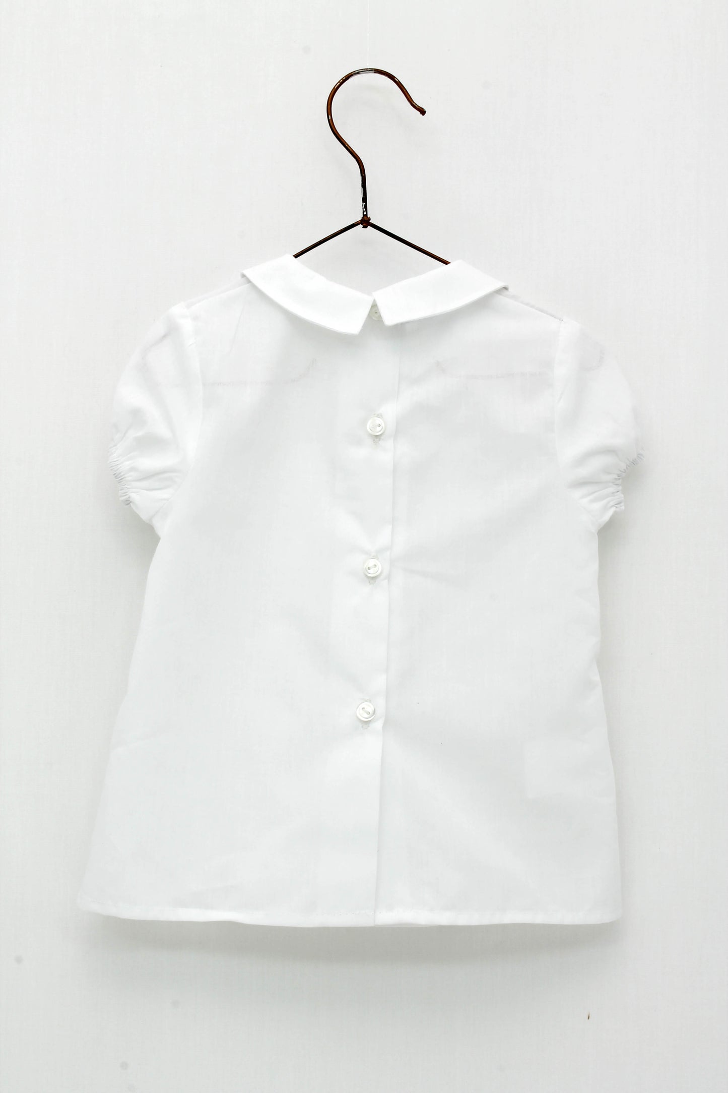 Conjunto peto rayas con bolsillo y camisa cuello camisero
