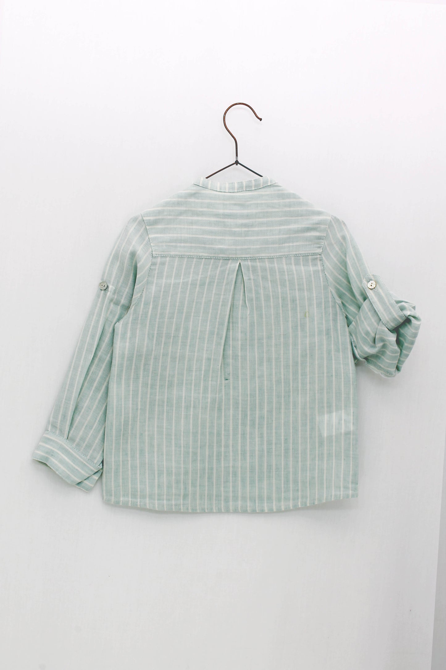 Conjunto camisa rayas y pantalón corto