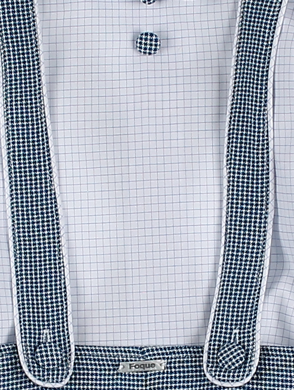 Short Overalls and Shirt Set