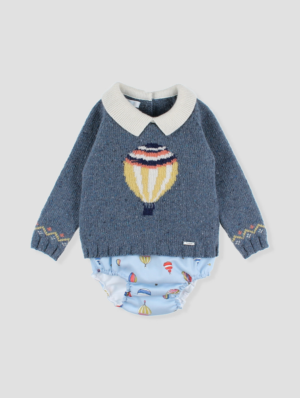 Conjunto Braguita Estampada Y Jersey