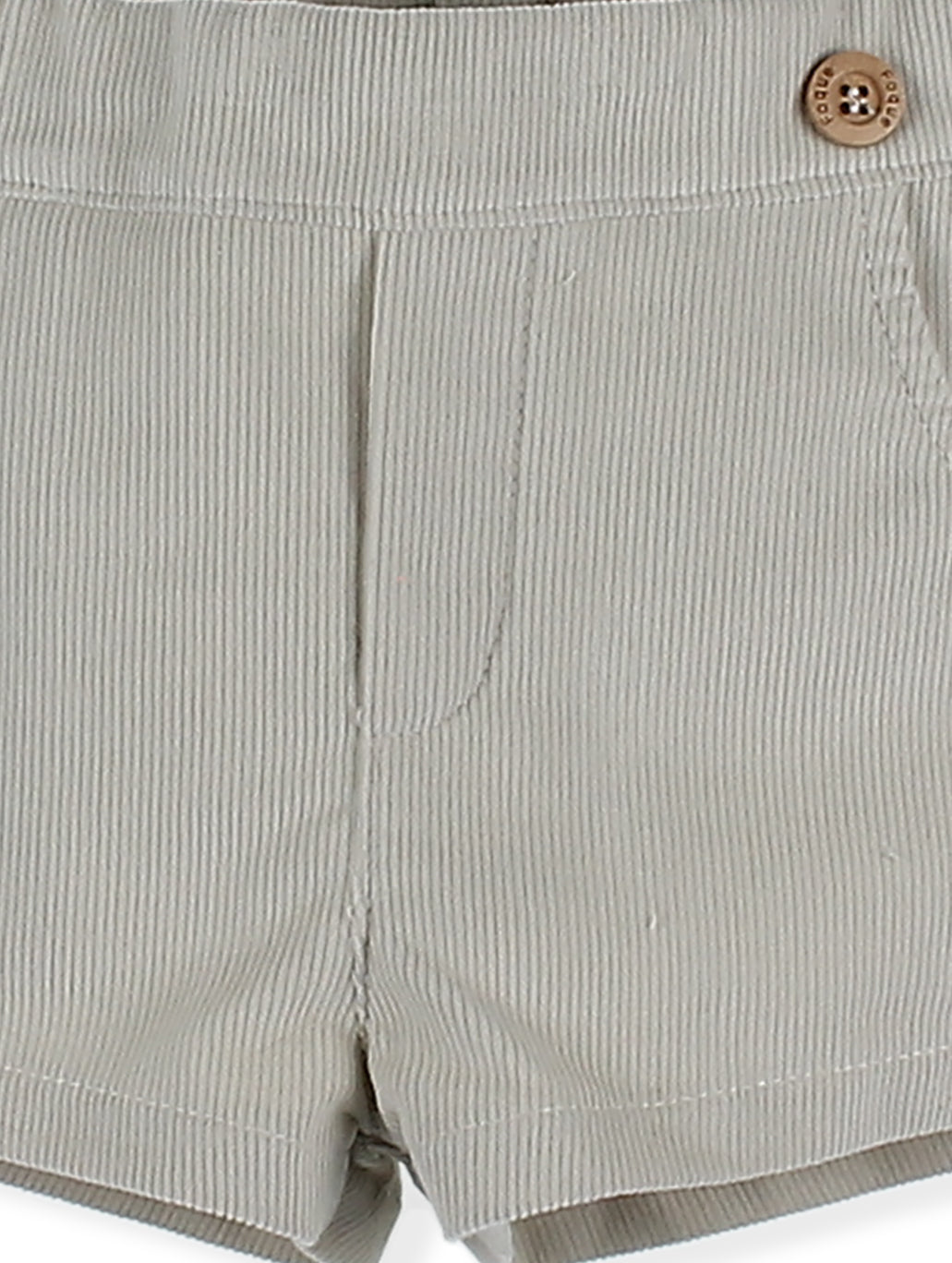 Micro Corduroy Shorts and Shirt Set