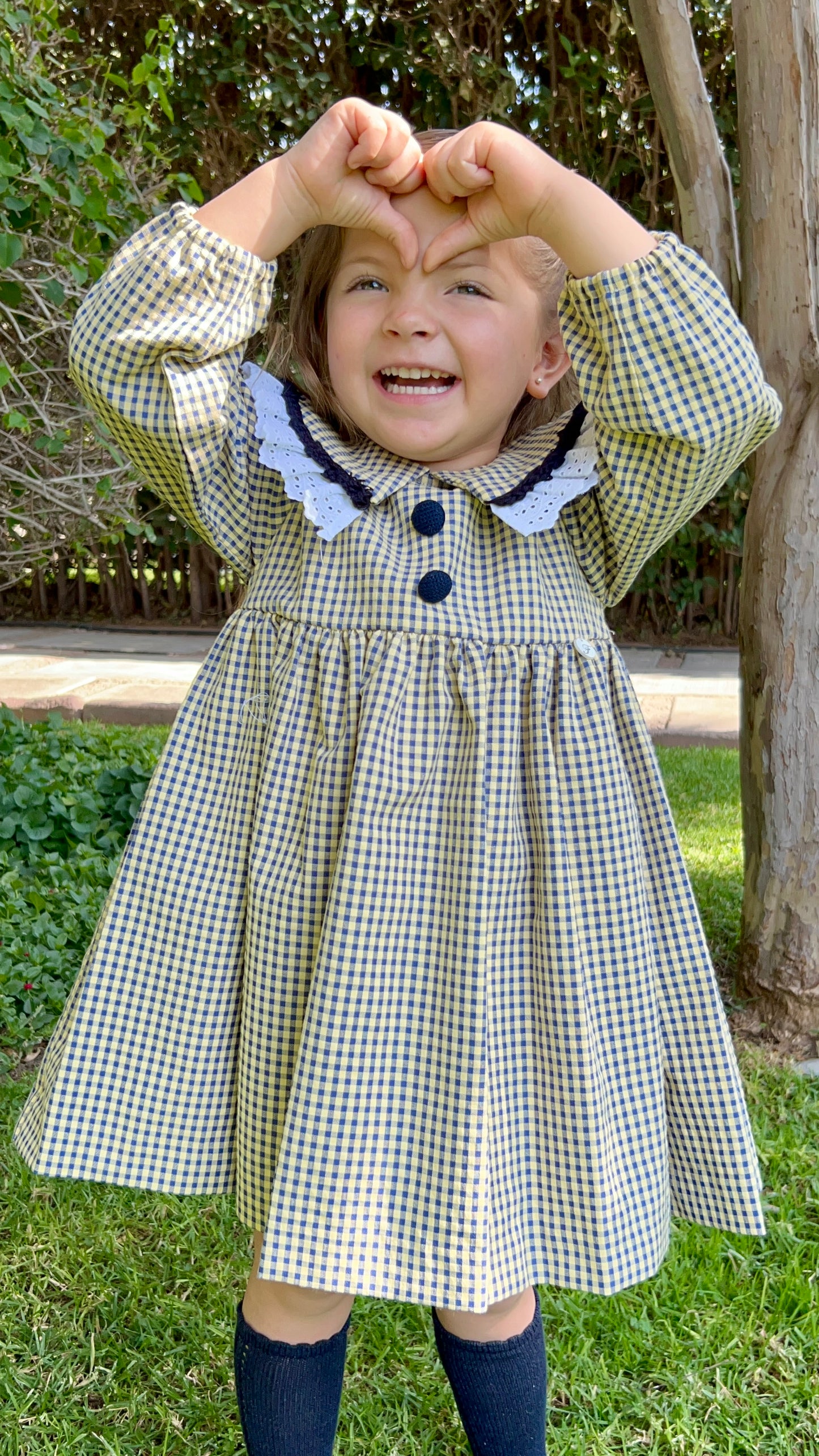 Vestido Cuadro Vichy Lluvia