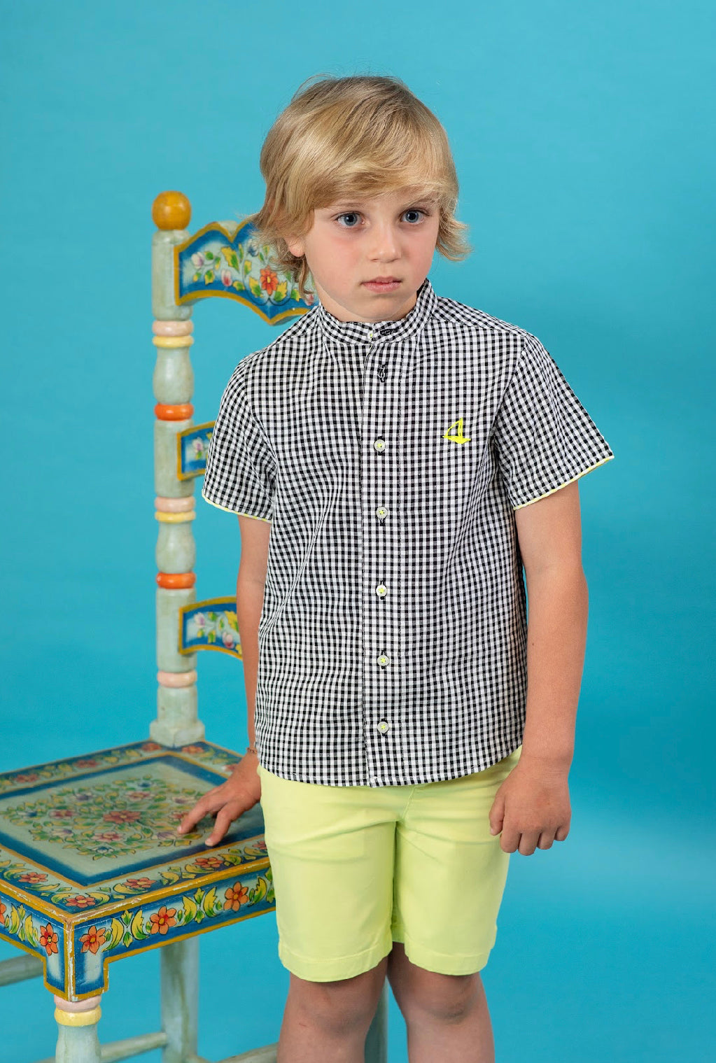 Set Pantalón Corto y Camisa Capri