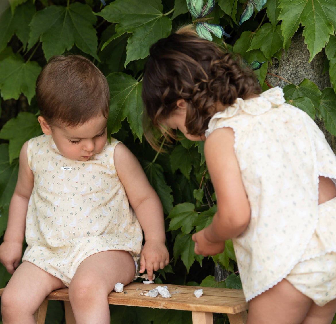 Ranita unisex estampado patos