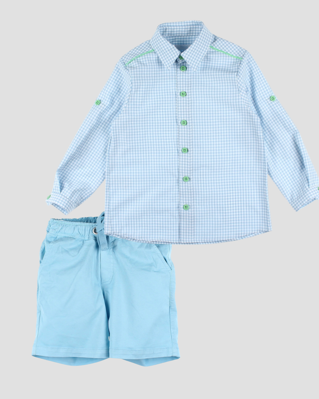 Set Pantalón Corto y Camisa
