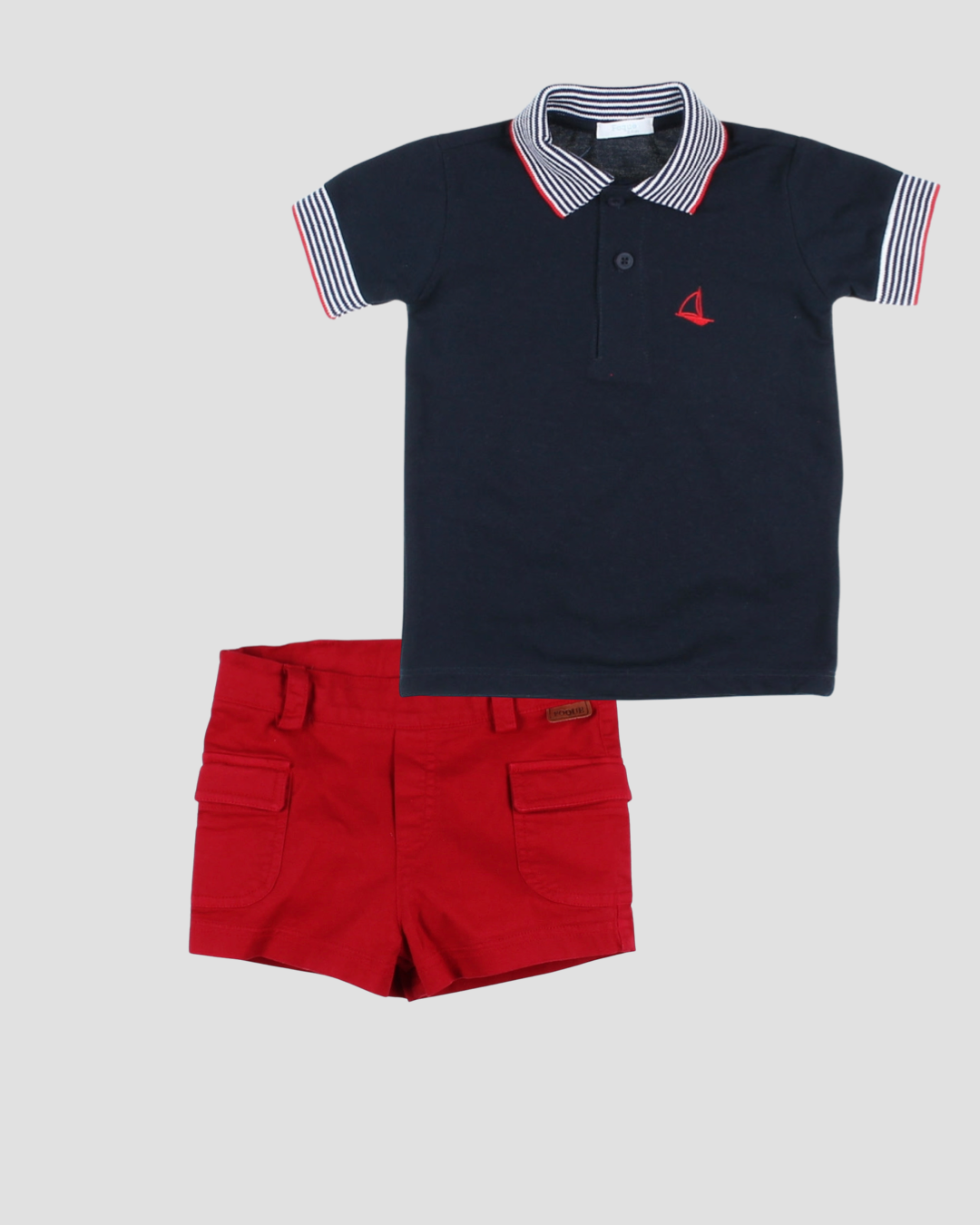 Set Polo Piqué Paris y Pantalón Corto