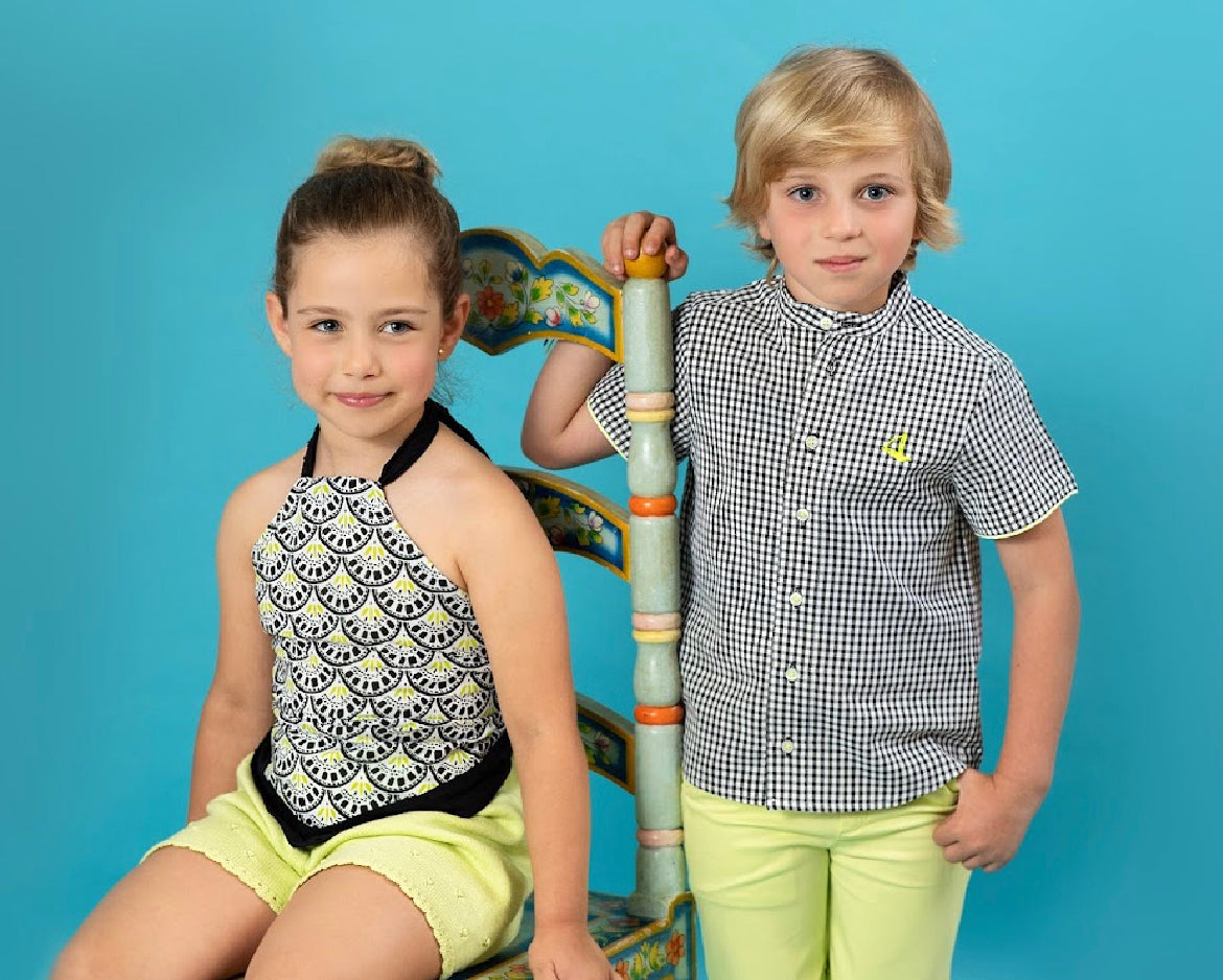 Set Pantalón Corto y Camisa Capri