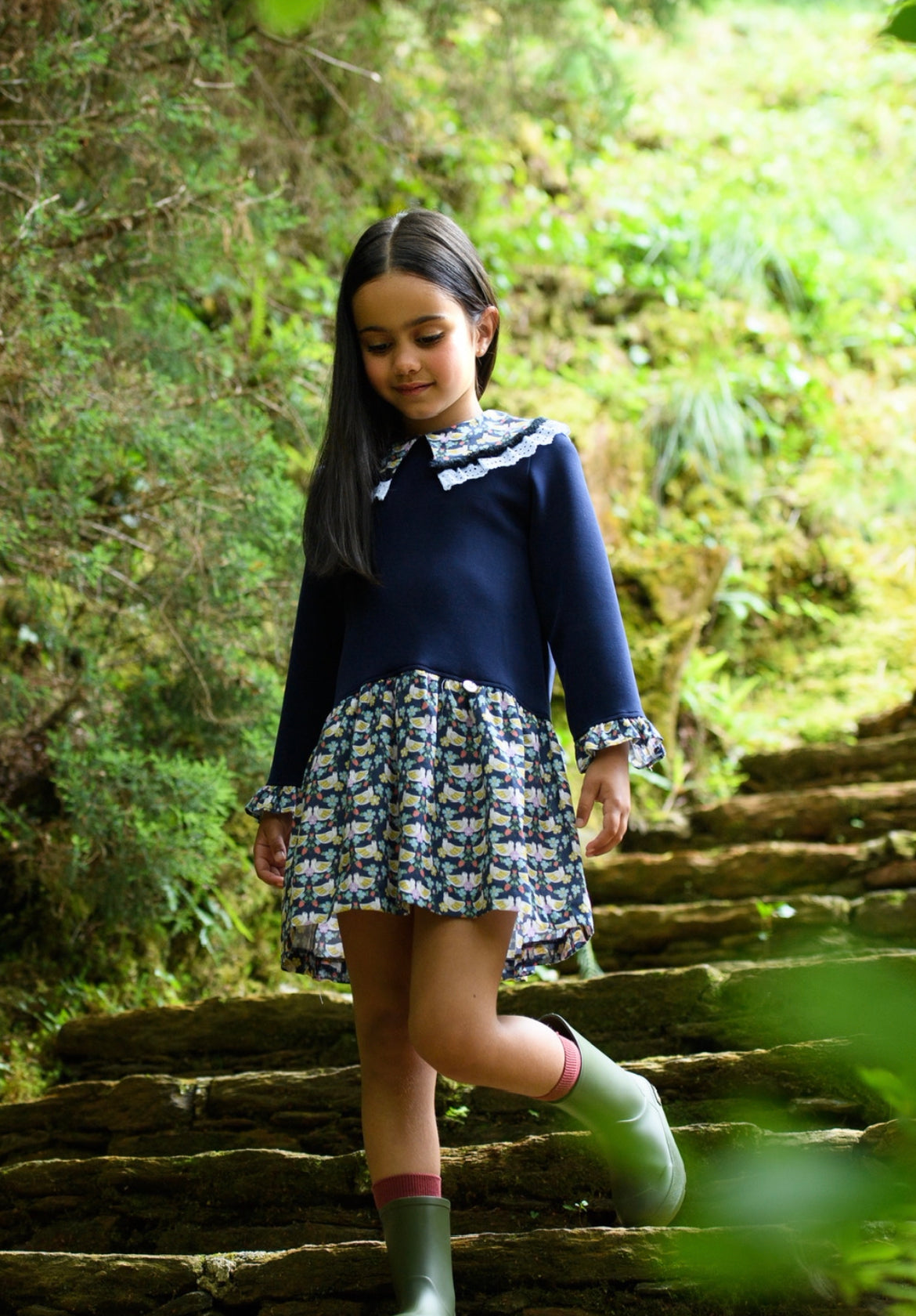 Vestido sudadera Lluvia