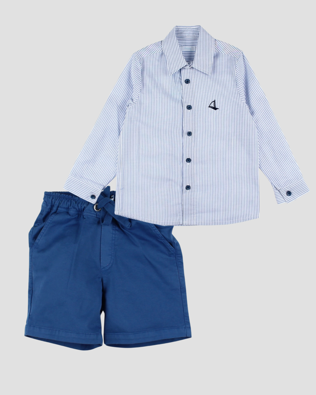 Set Pantalón Corto y Camisa Paris