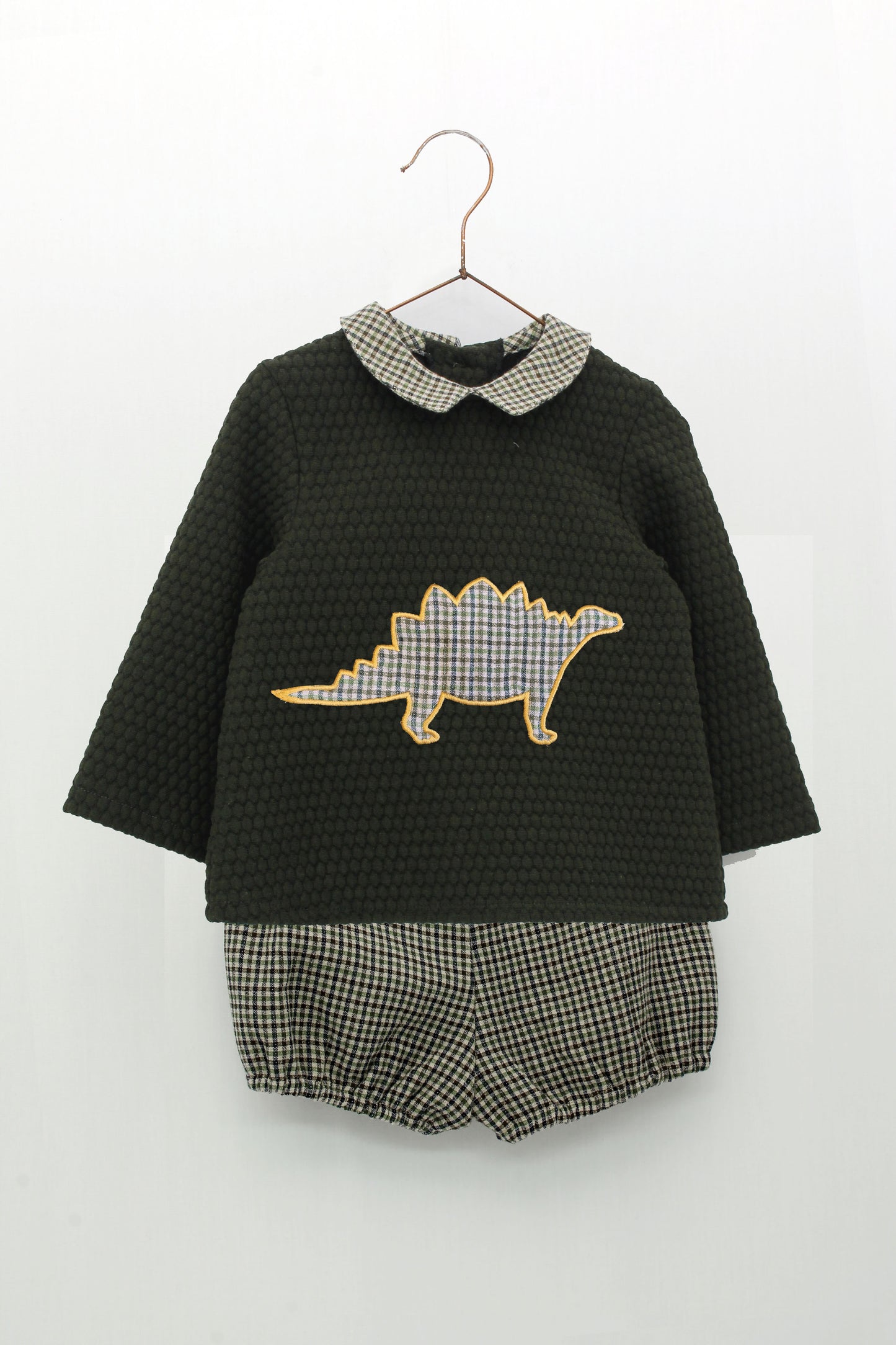Conjunto Braguita y Jersey Dibujo Dinosaurio