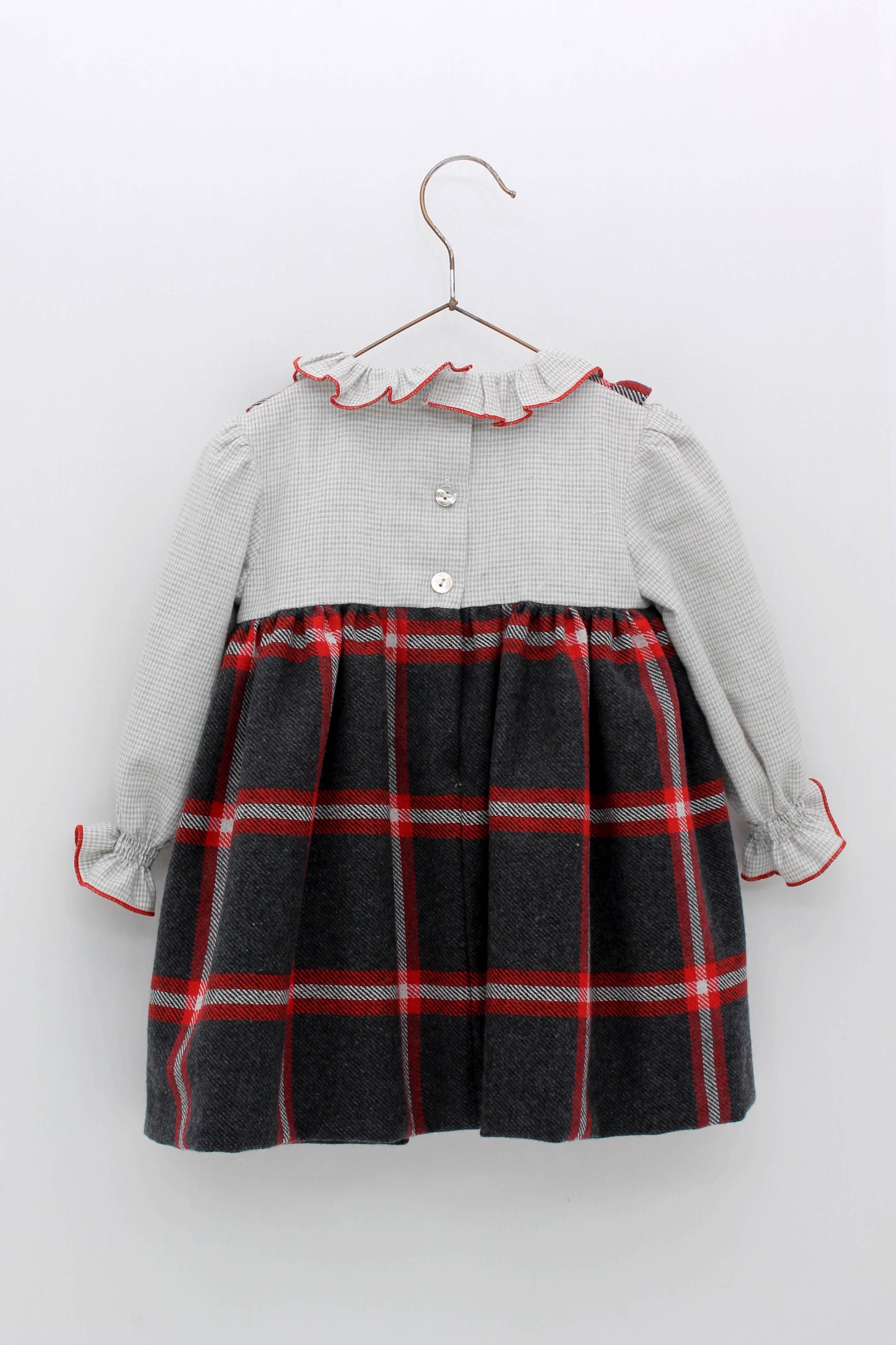 Vestido Pichi Cuello Volantes