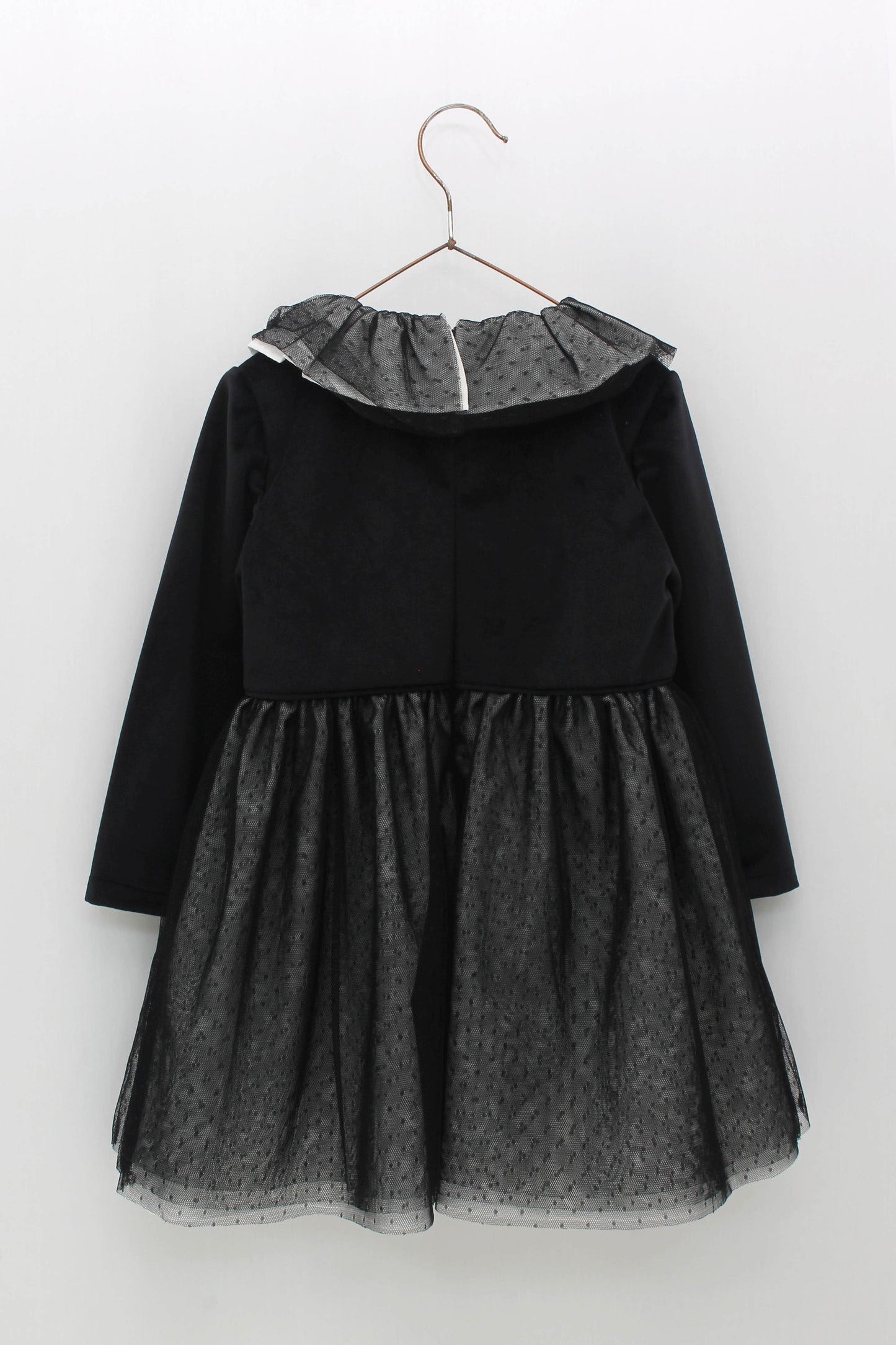 Vestido Tul Cuello Olán