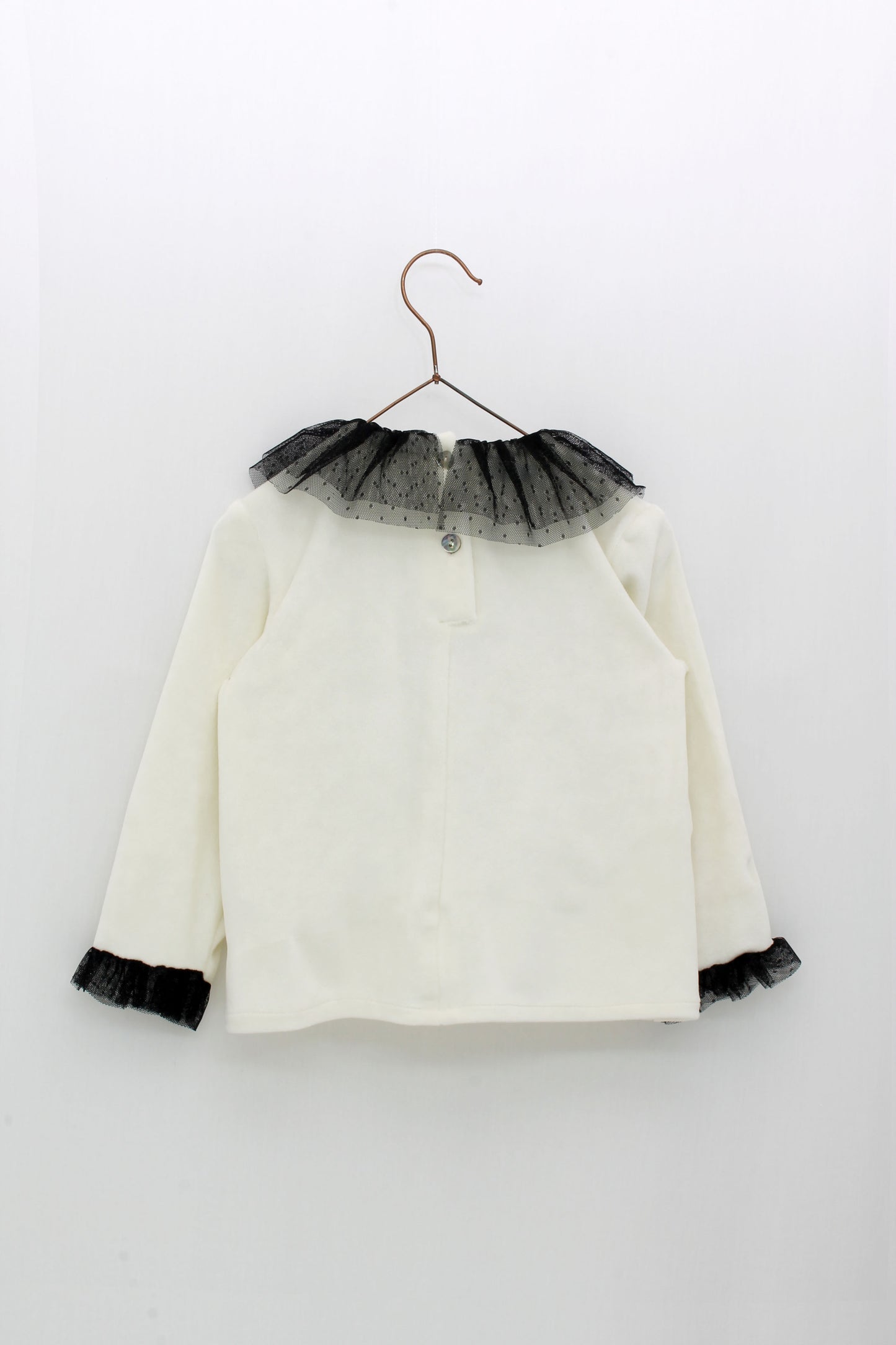 Conjunto Falda y Jersey Cuello Tul