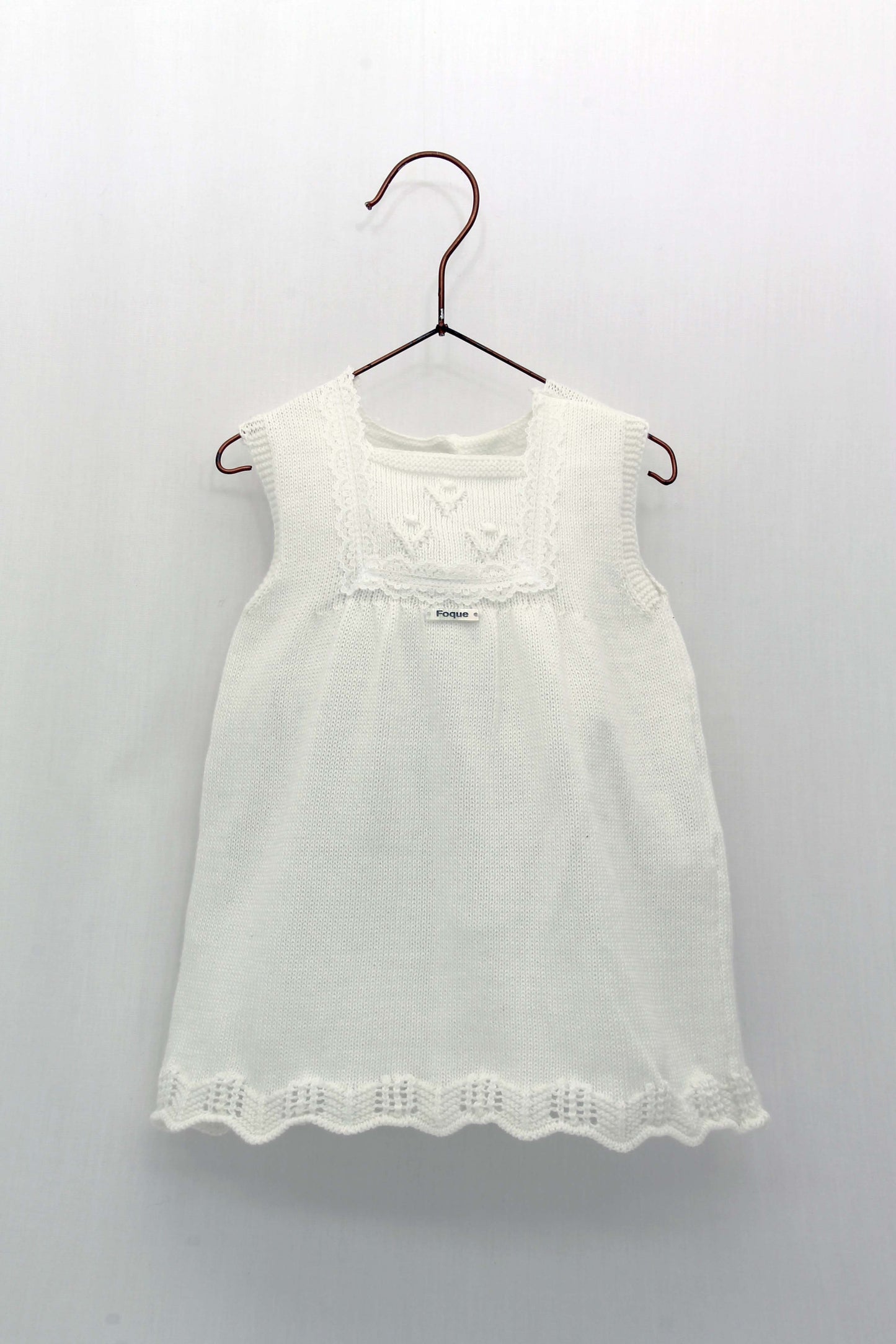 Cotton Knit Dress and Booties Set