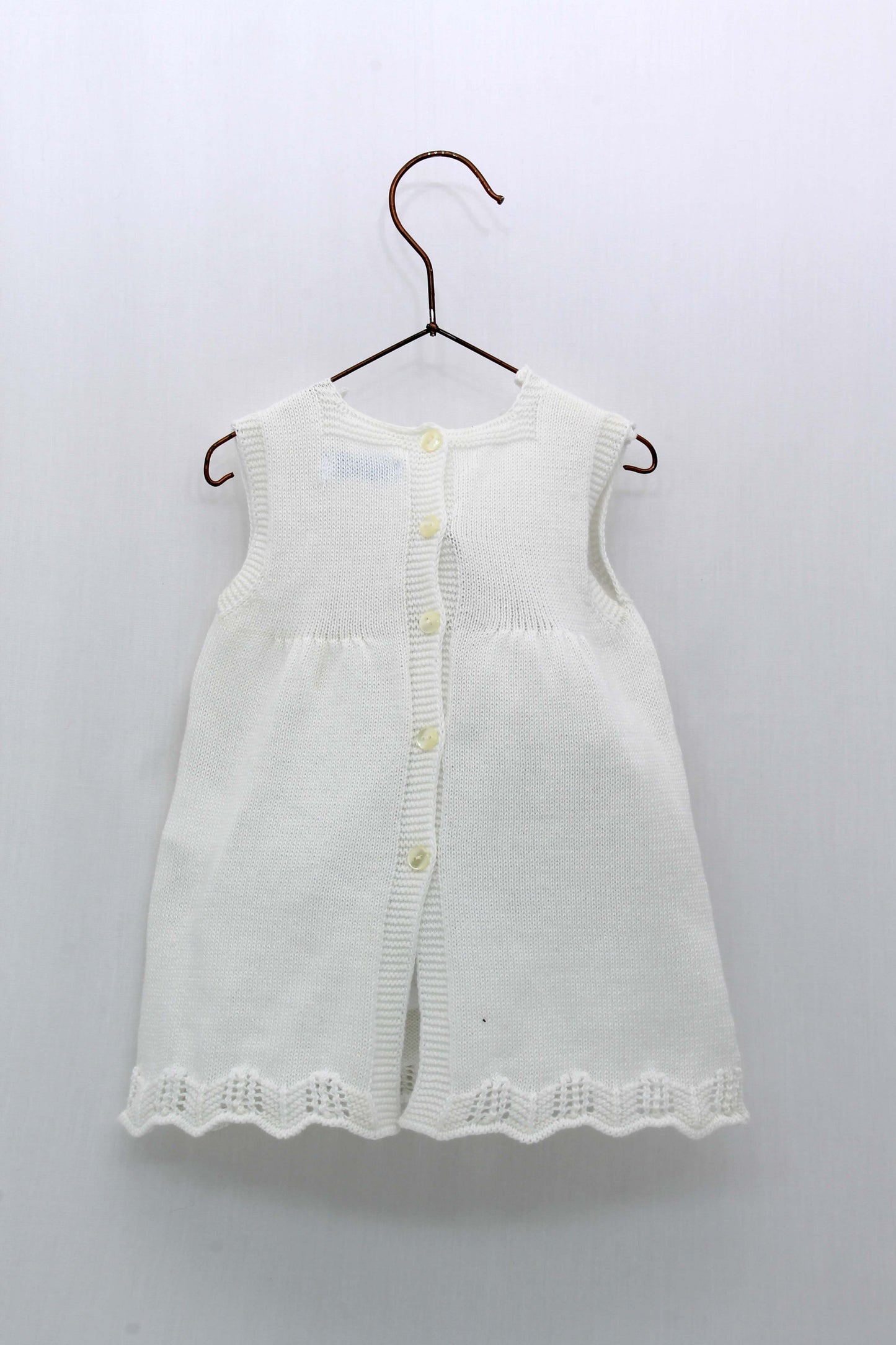 Cotton Knit Dress and Booties Set