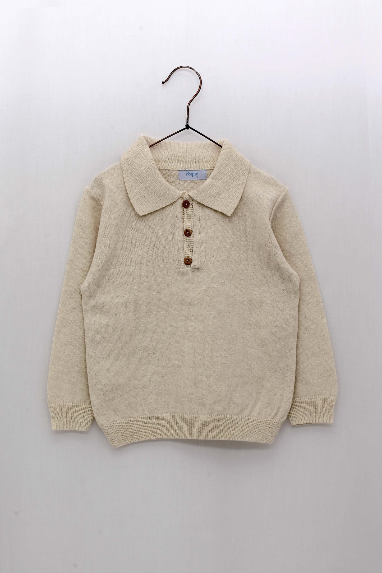Shirt Collar Knitted Jersey