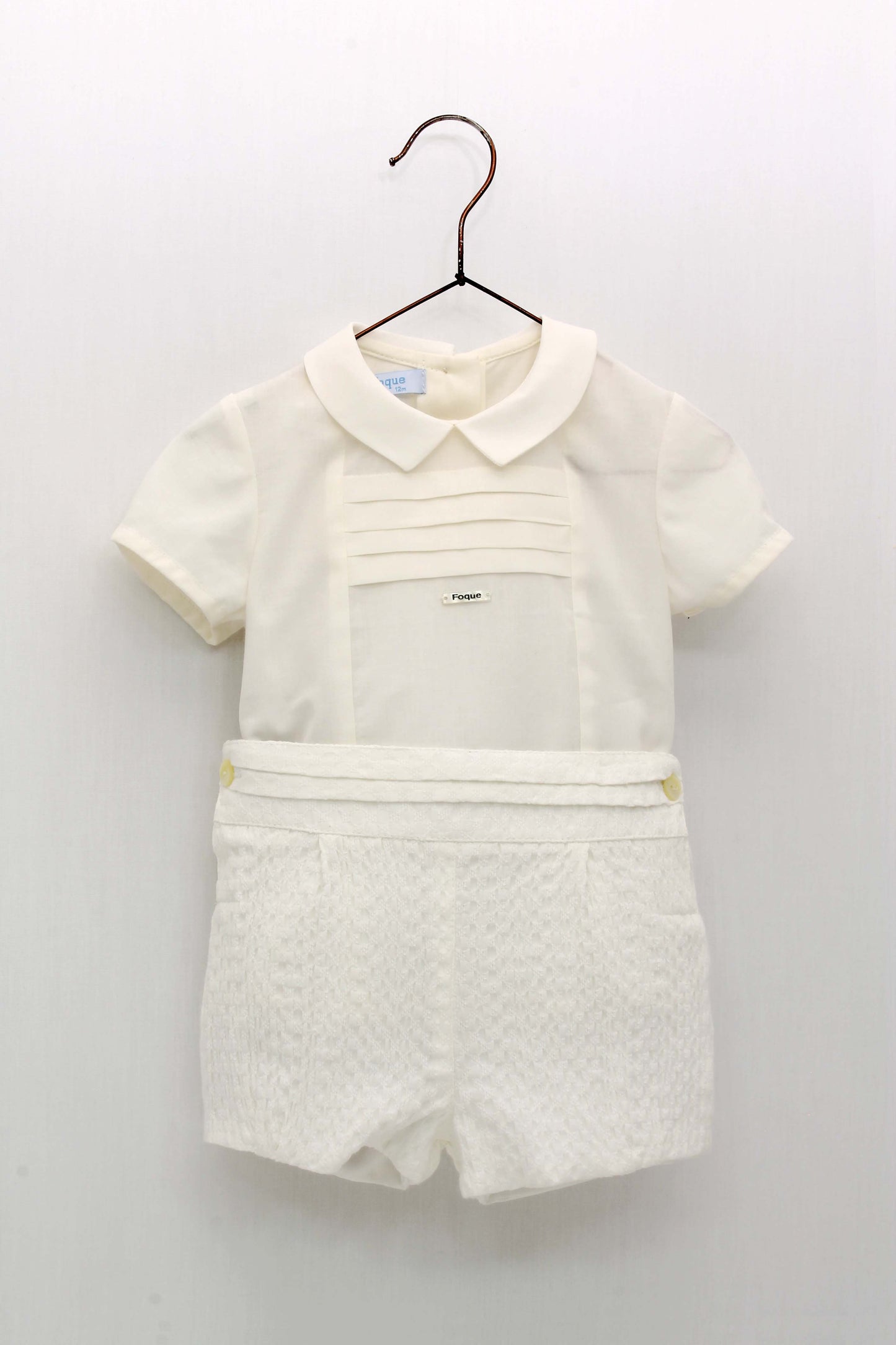 Christening Set Shirt and Shorts