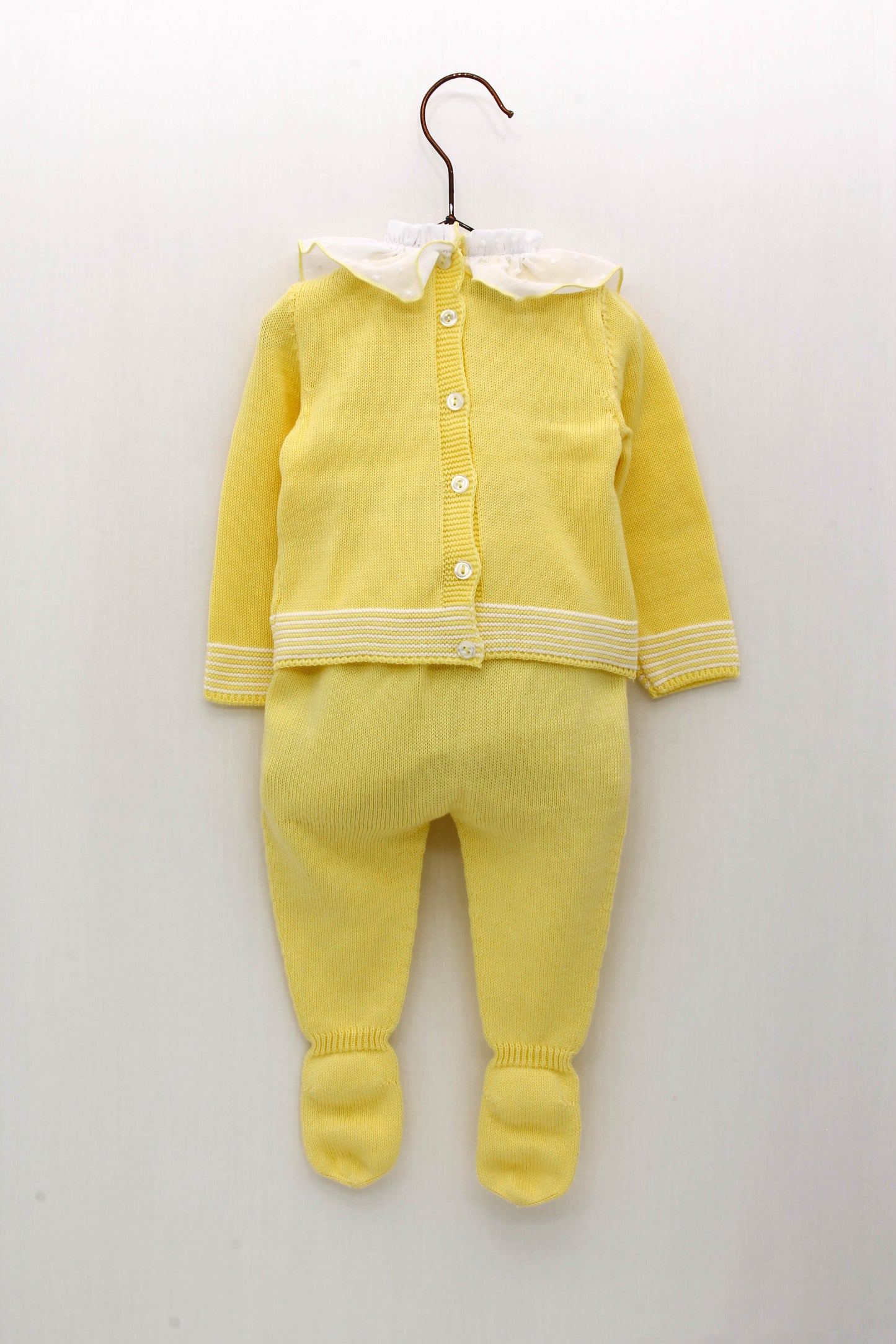 Conjunto Polaina Y Jersey Cuello Volante Dibujo Conejo