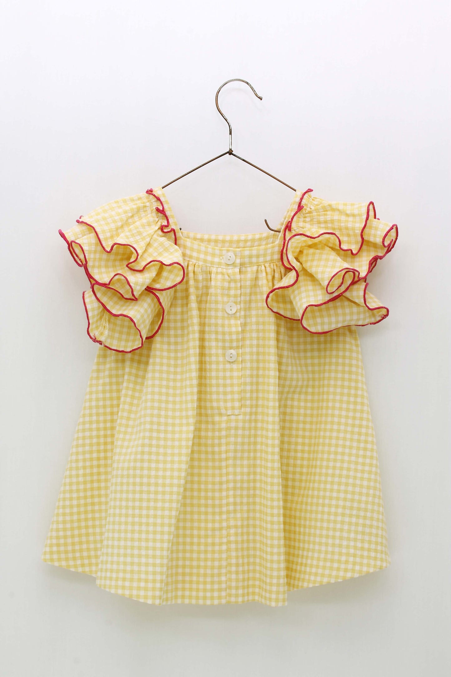 Vestido Cuadro Vichy Rulillos
