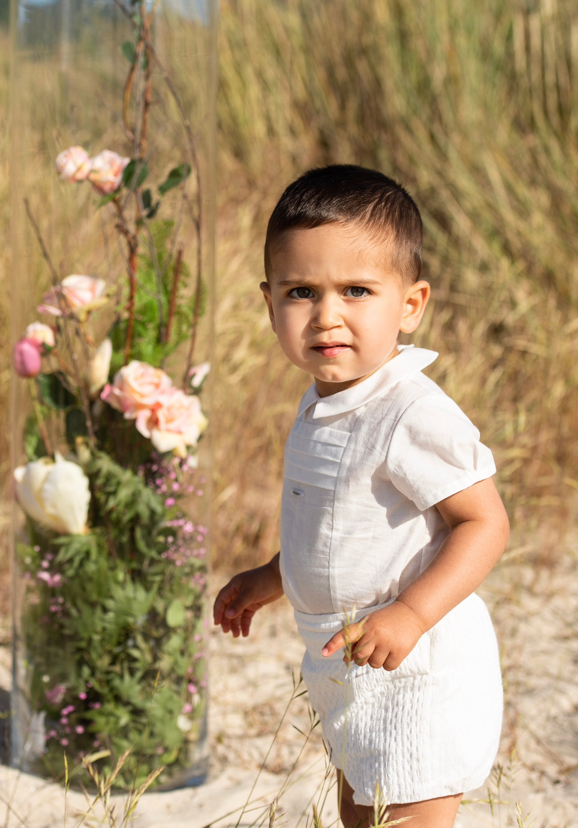 Christening Set Shirt and Shorts