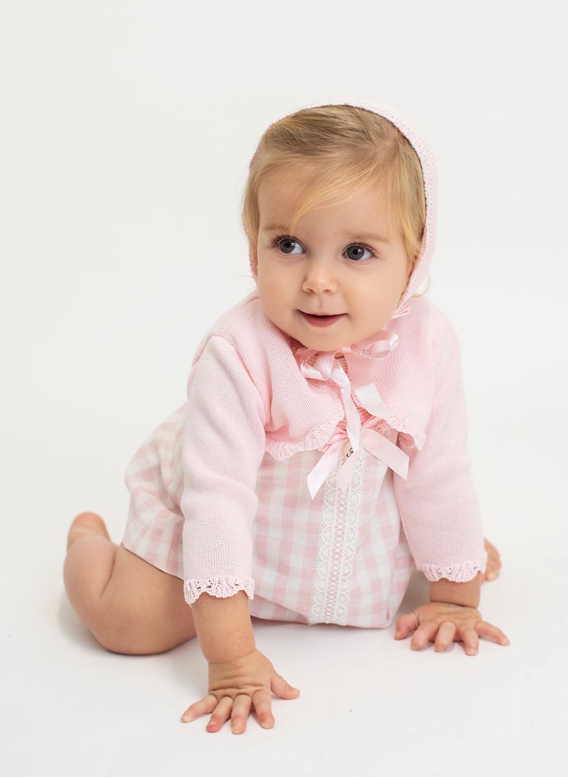 Vestido Cuadro Vichy Rosa