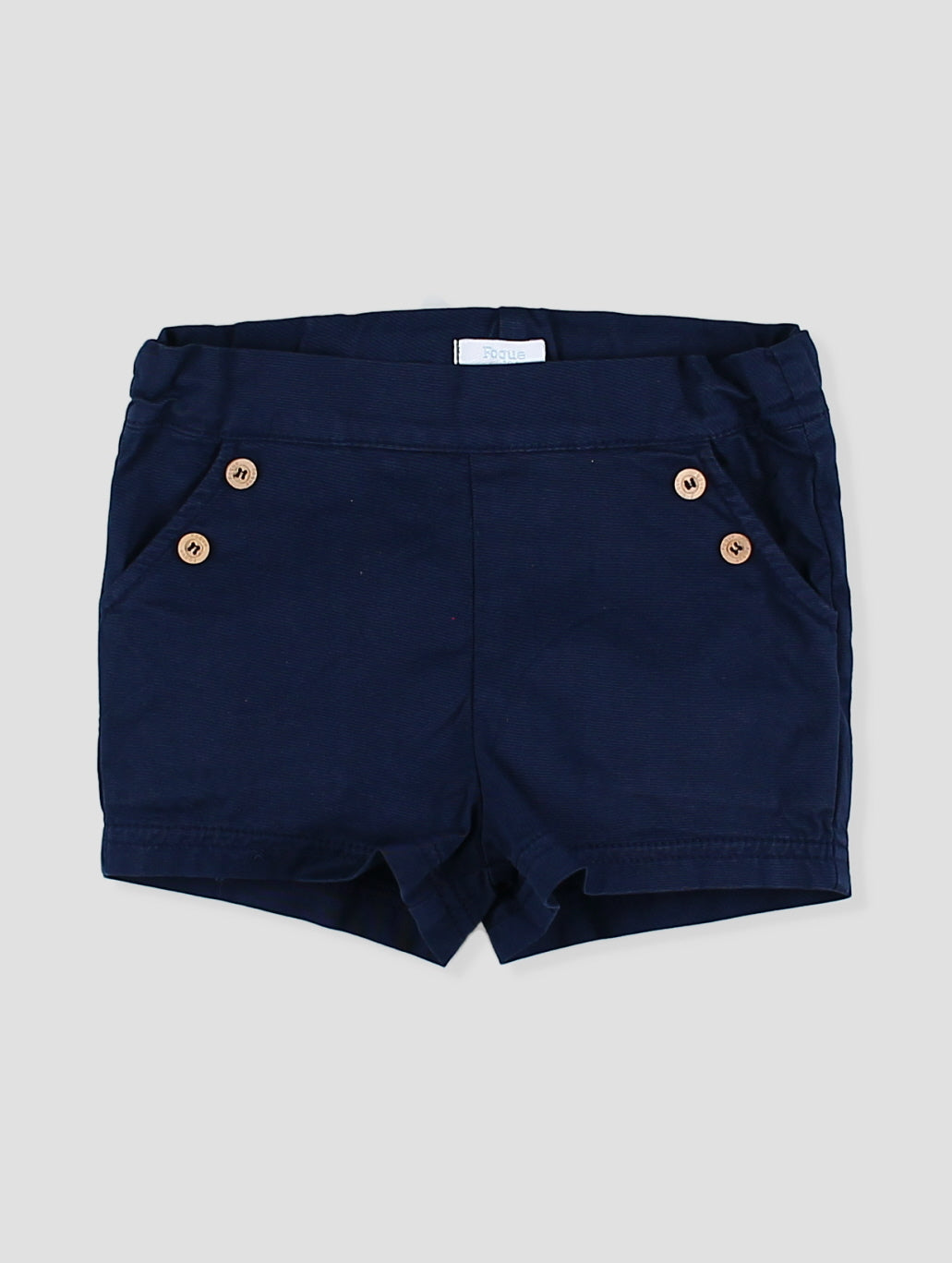 Conjunto bebé niño polo celeste y short marino