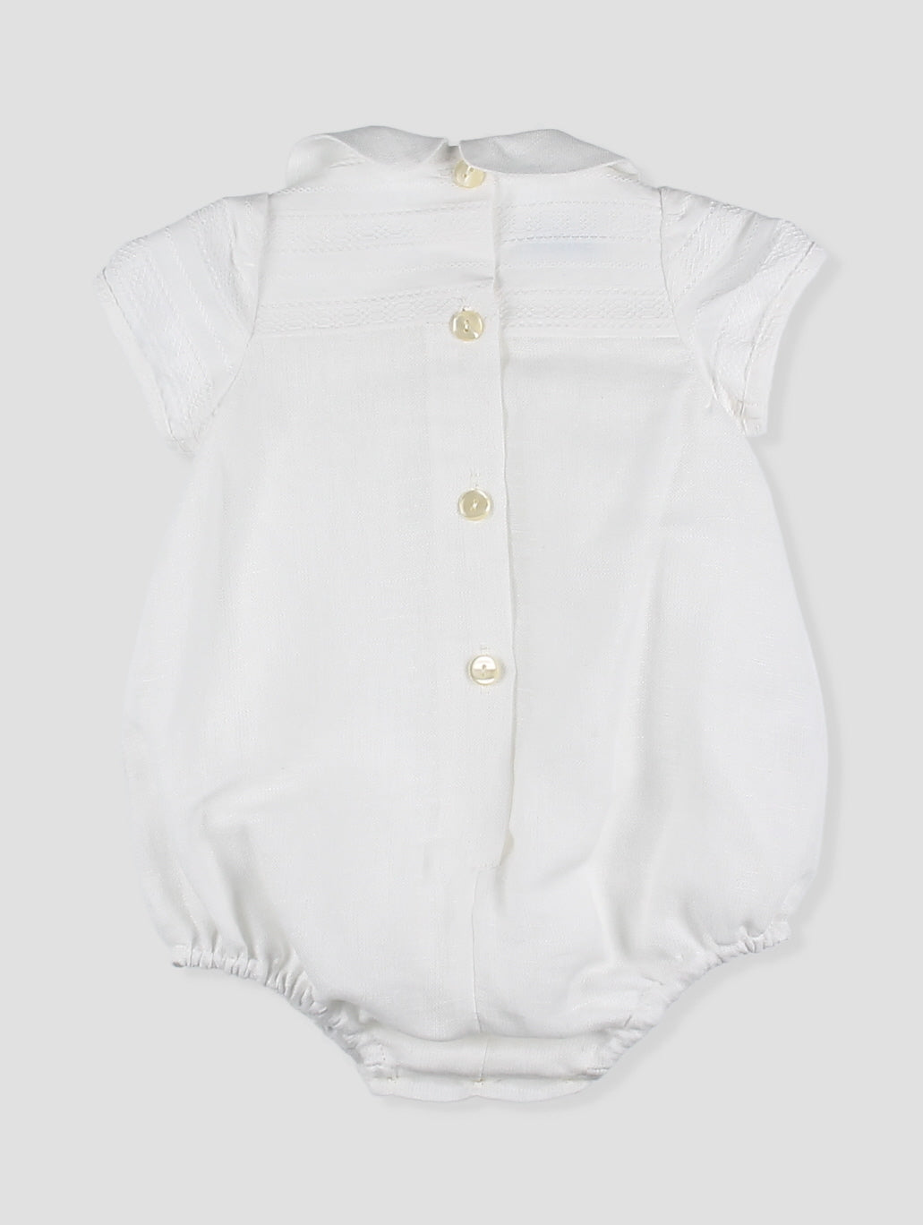 Pelele bebé ceremonia con cuello bebé