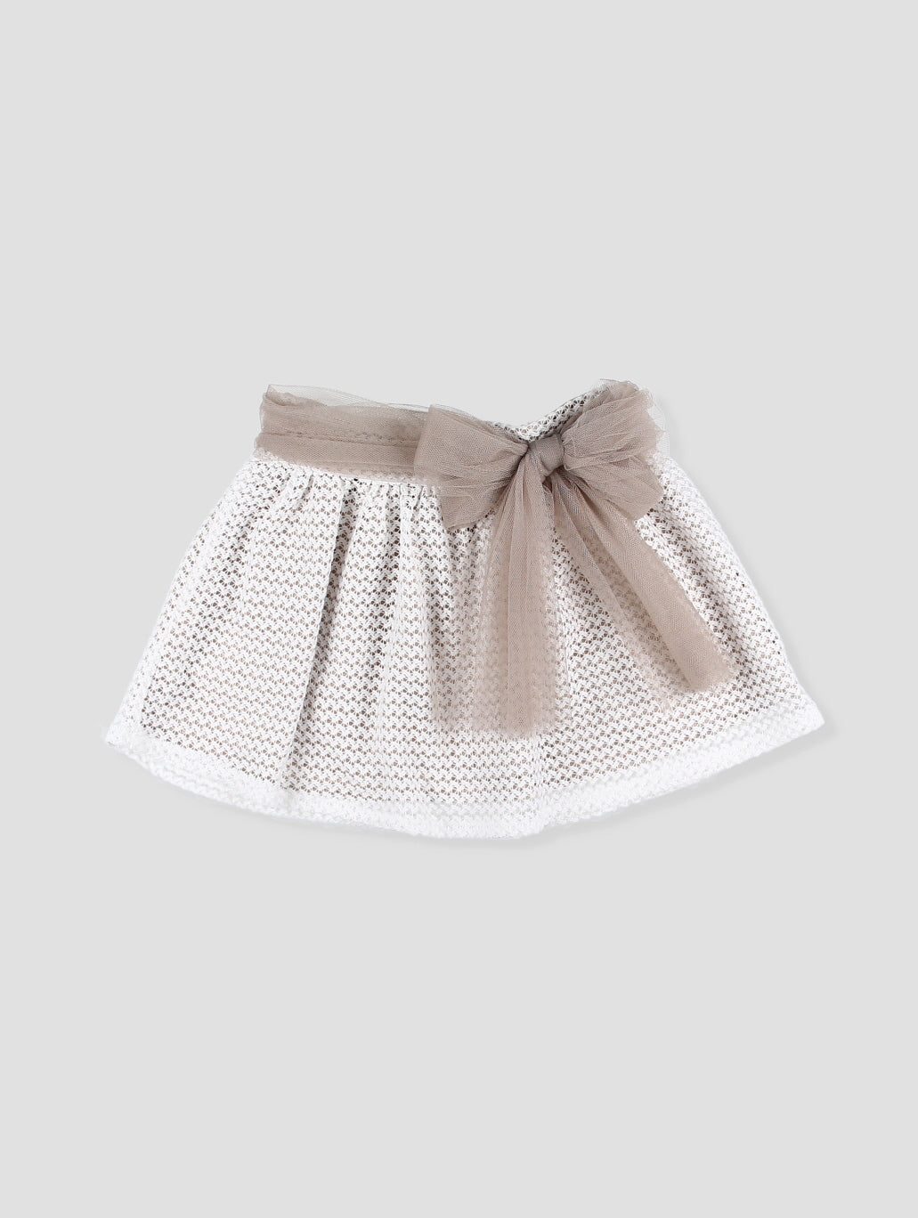 Conjunto niña blusa y falda con tul