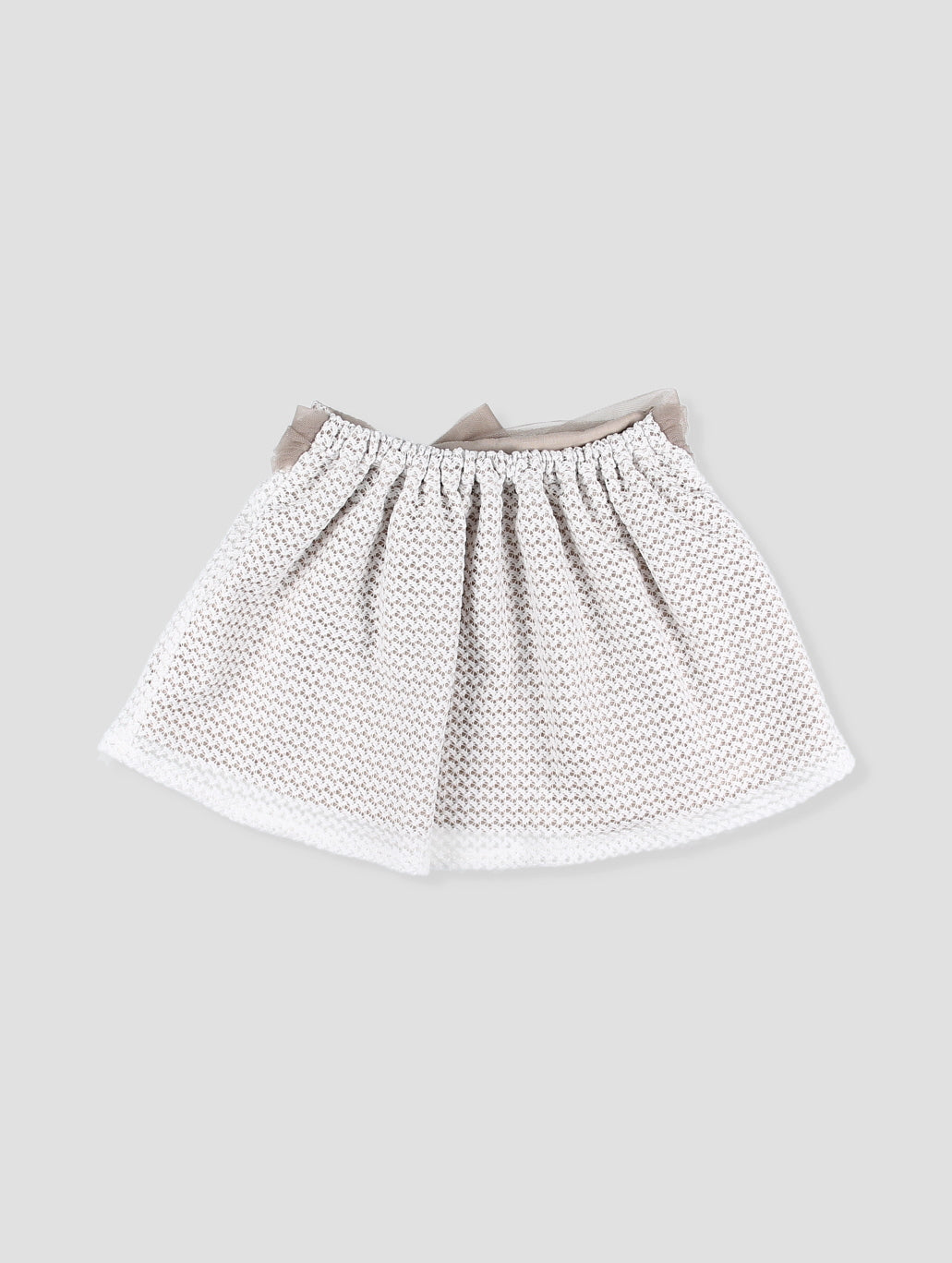 Conjunto niña blusa y falda con tul