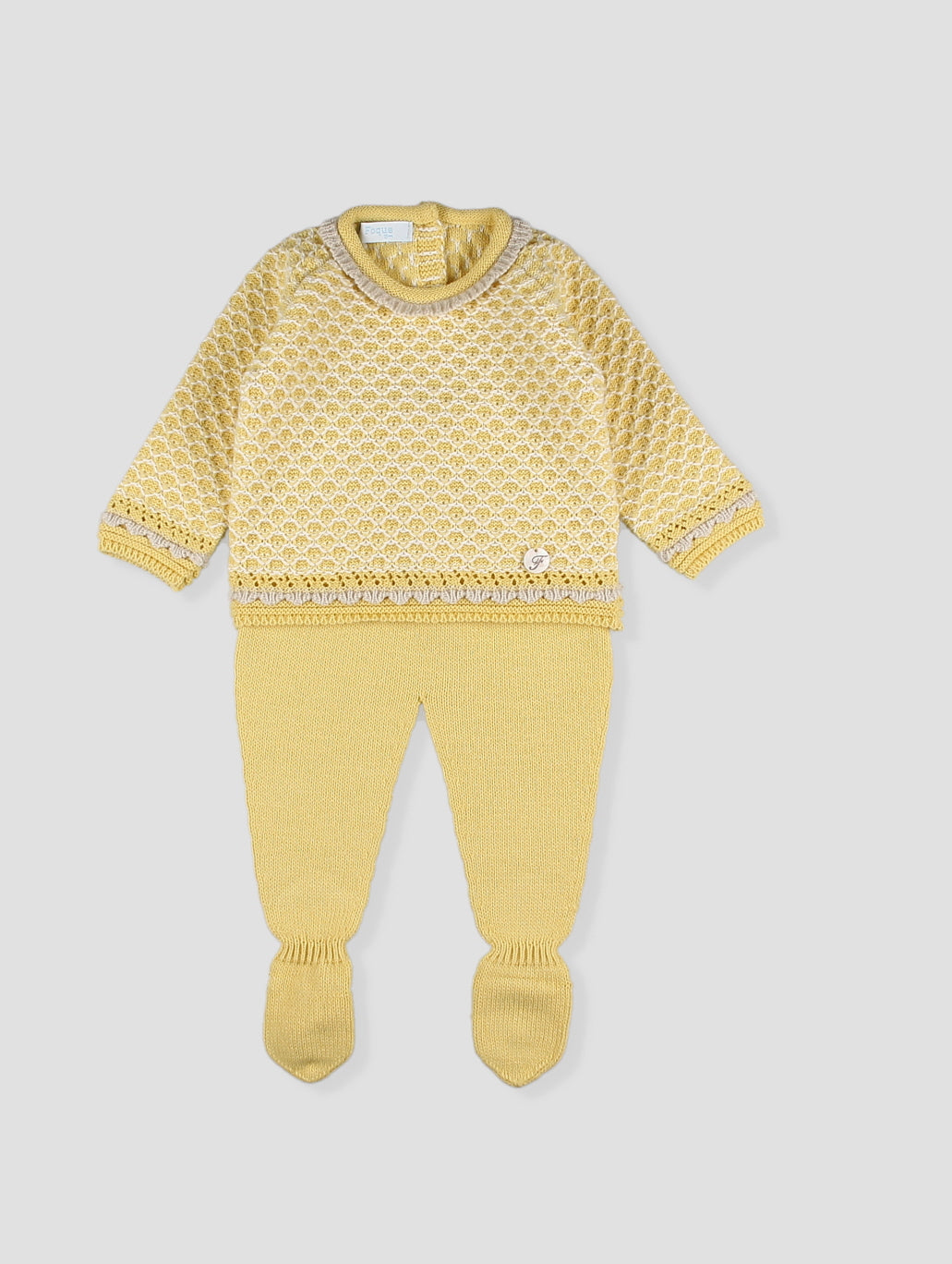 Conjunto De Punto Calado Con Polaina Astúr