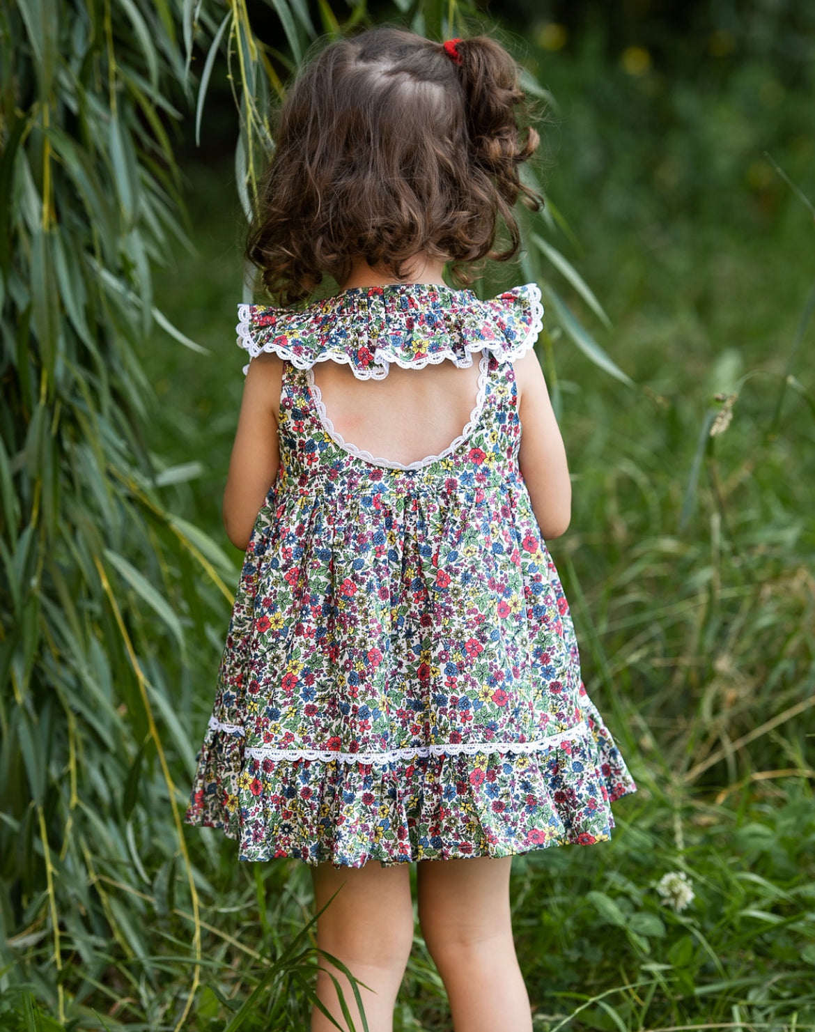 Vestido estampado flores