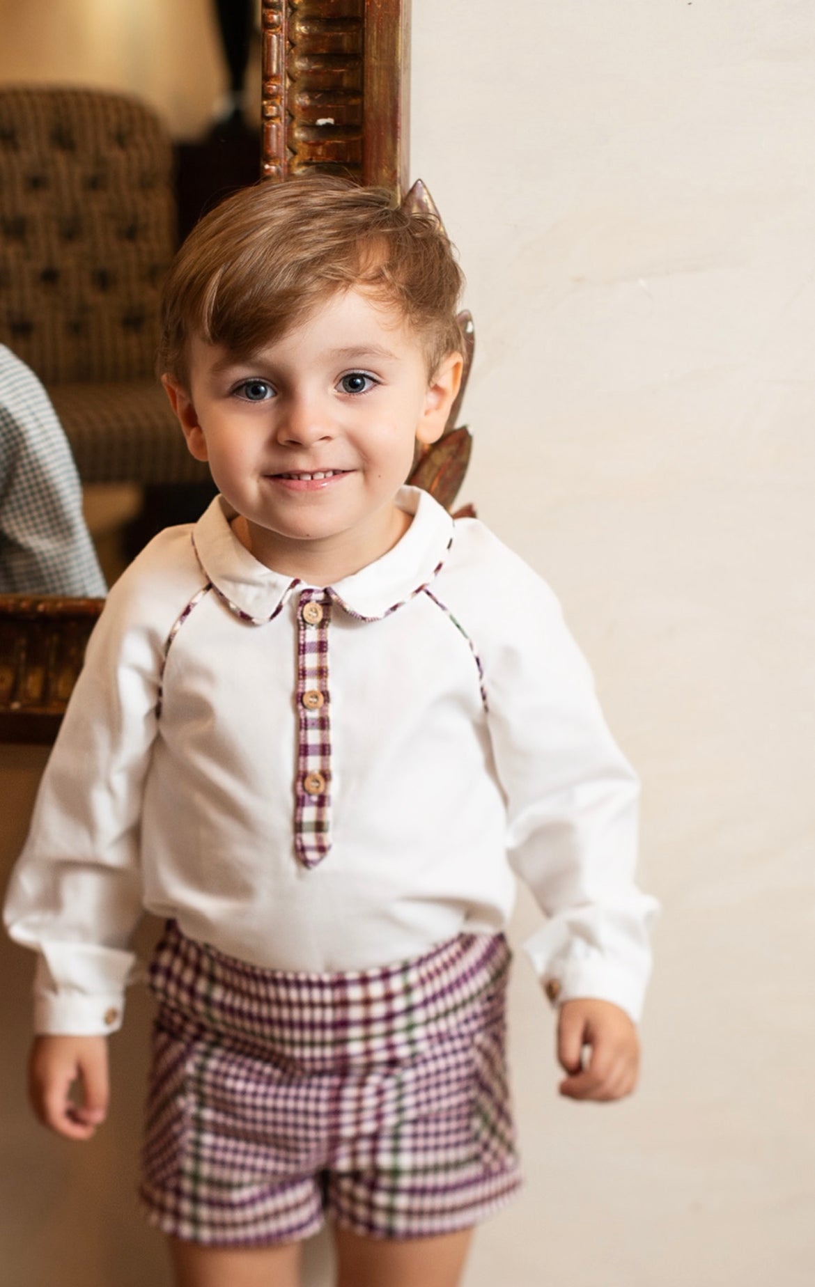 Conjunto Pantalón Corto Y Camisa