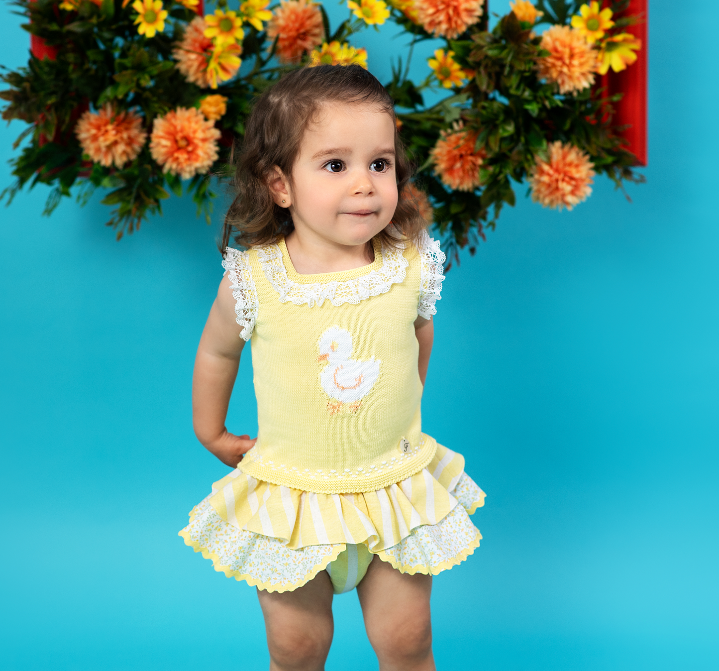 Conjunto Niña Punto Campiña Inglesa