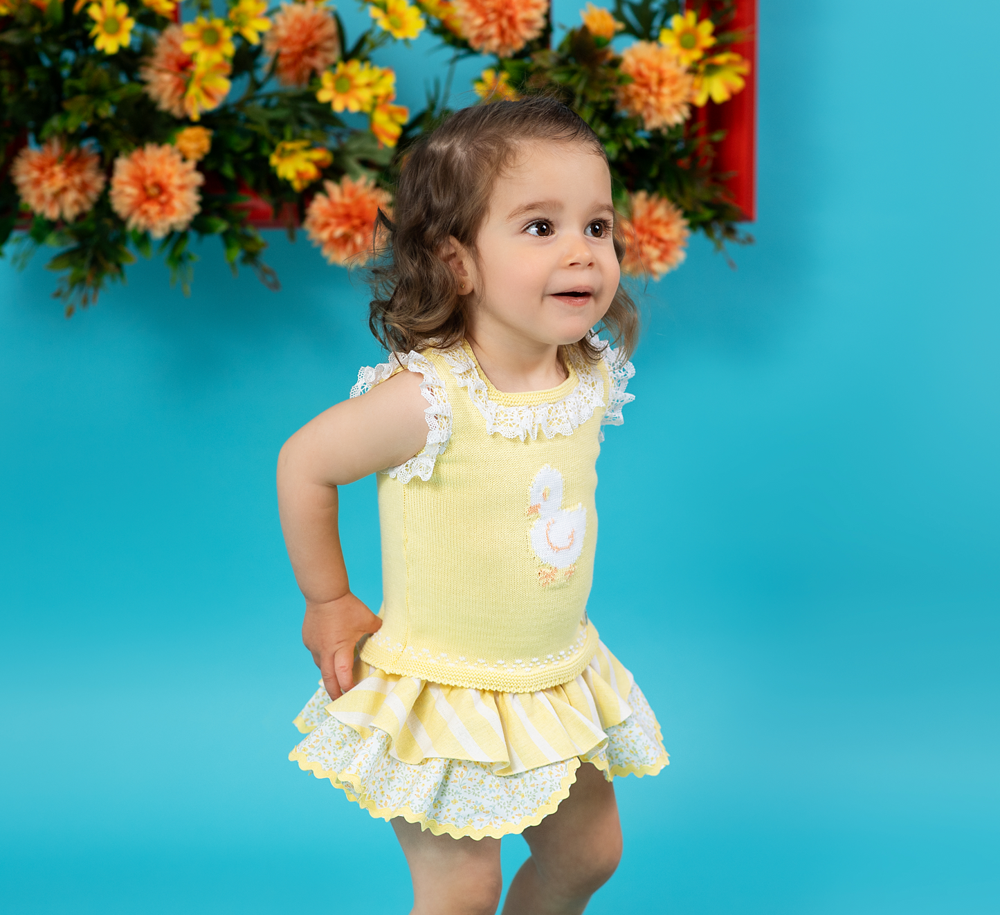 Conjunto Niña Punto Campiña Inglesa