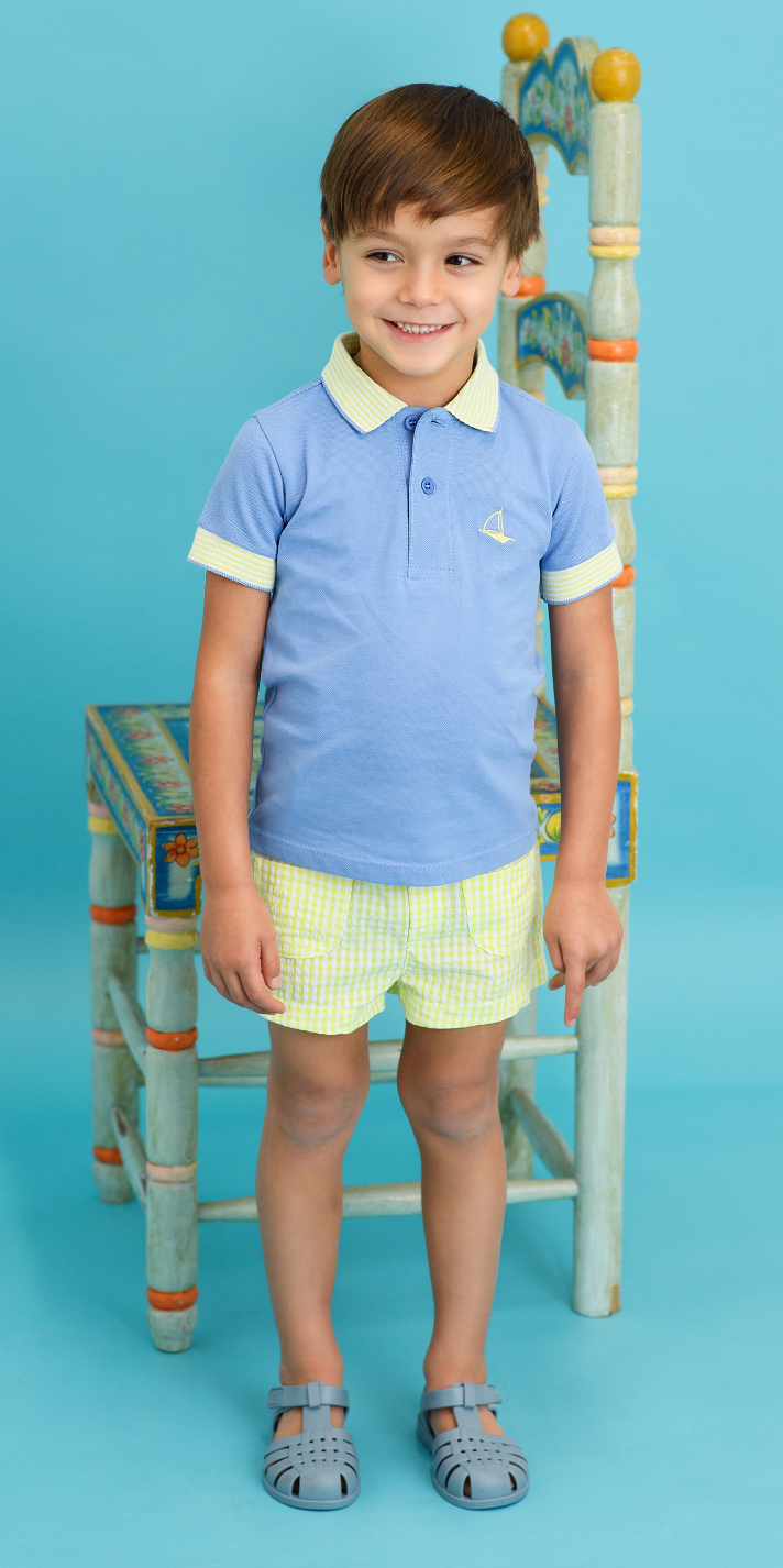 Set Polo Piqué Provenza y Pantalón Corto