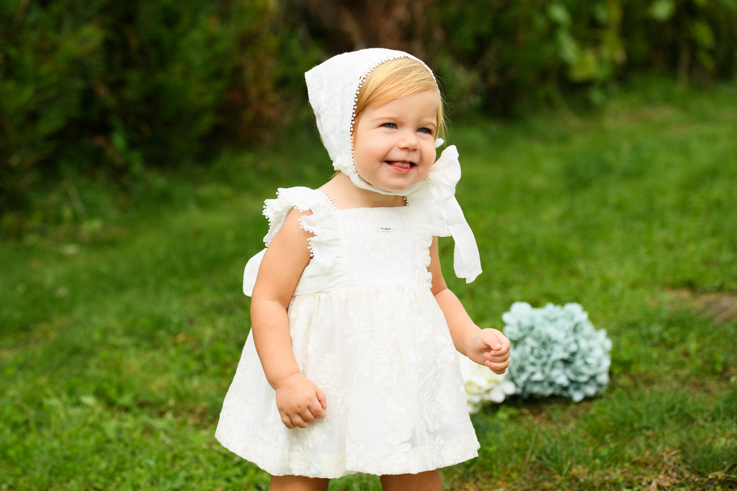 Jesusito bebé ceremonia con braguita bordado y capota
