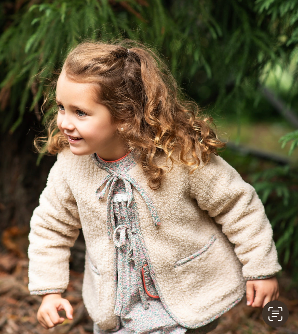 Chaquetón Reversible Flores