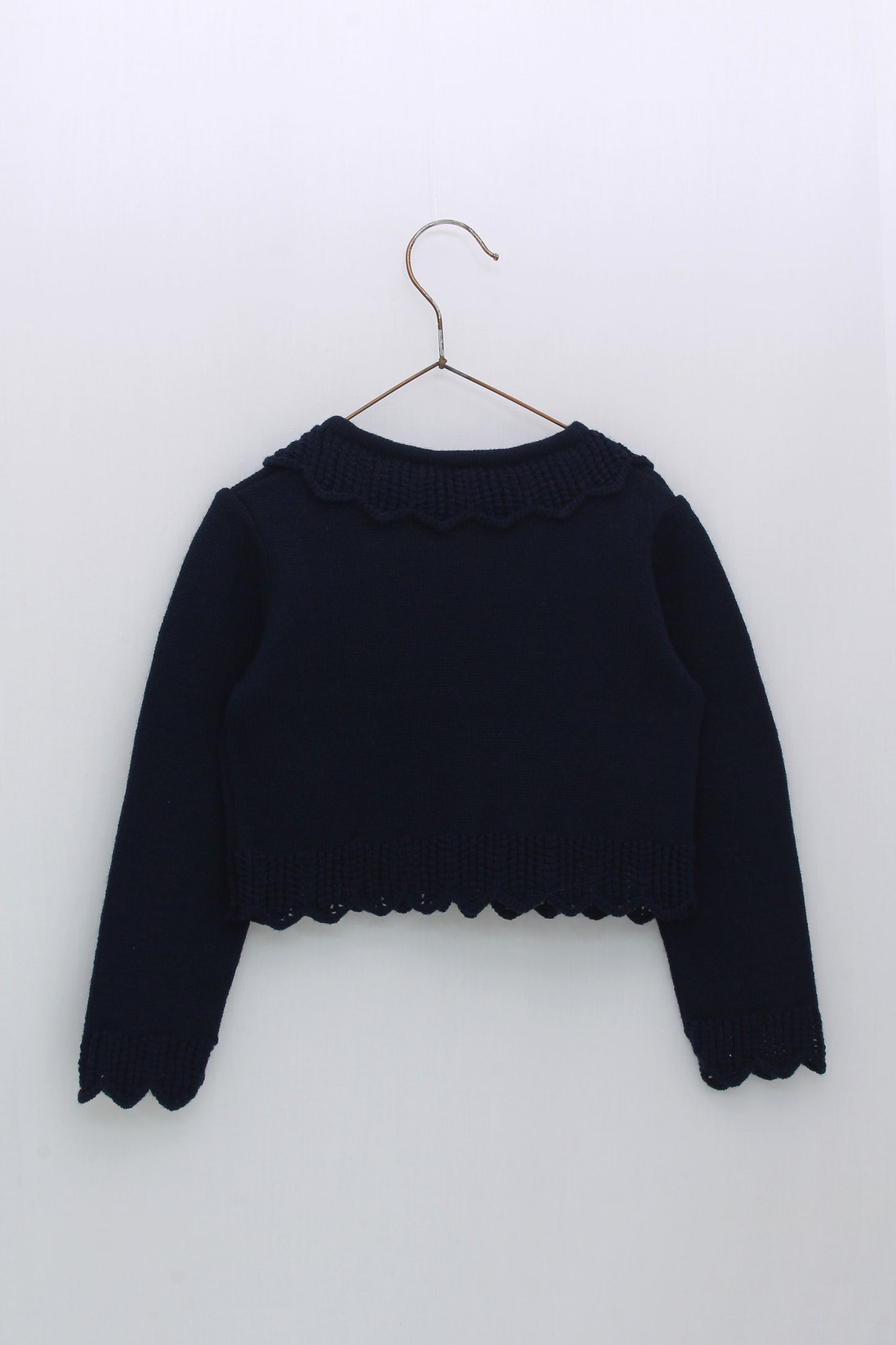 Chaqueta Punto Cuello Tejido Redondo