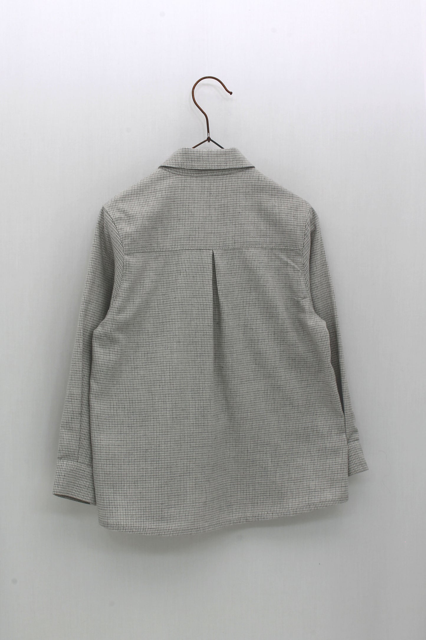 Checked Shirt and Pants Set (without sweater)