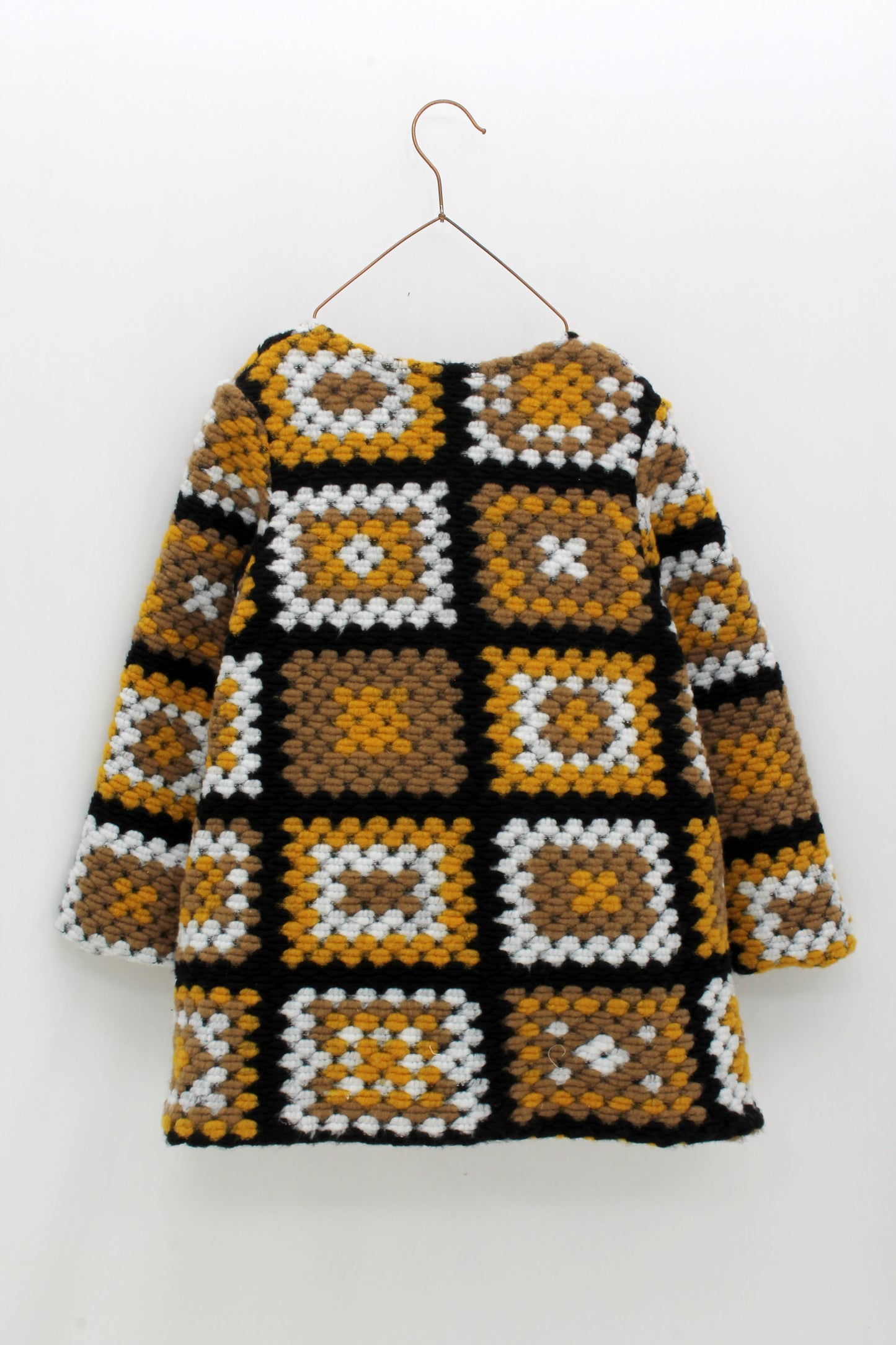 Abrigo Tejido Patchwork