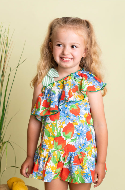 Tulip print dress
