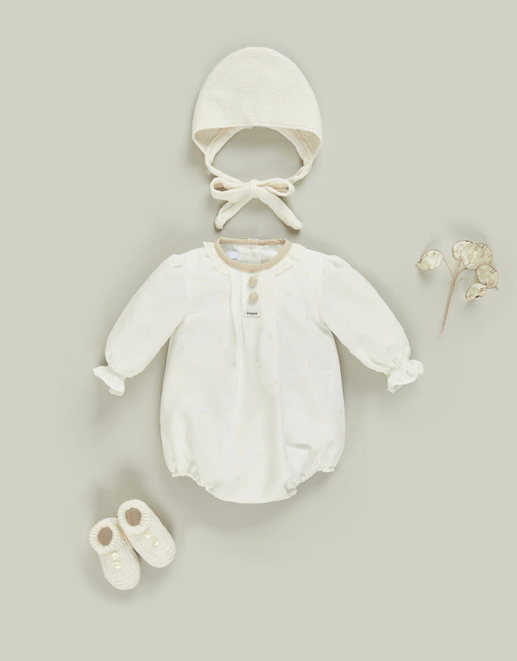 Openwork Baby Romper